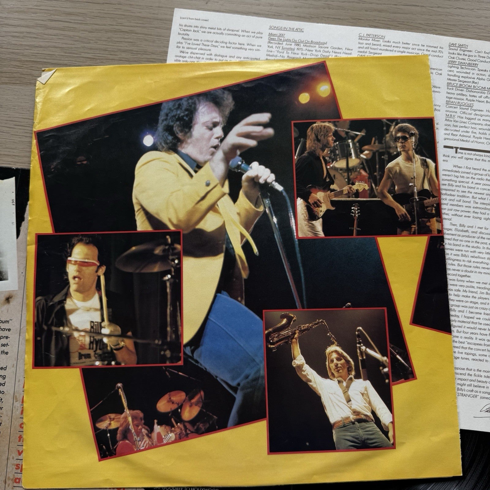 Billy Joel Songs in the Attic 1st 1981 Vinyl LP Complete W/Lyrics + Booklet!