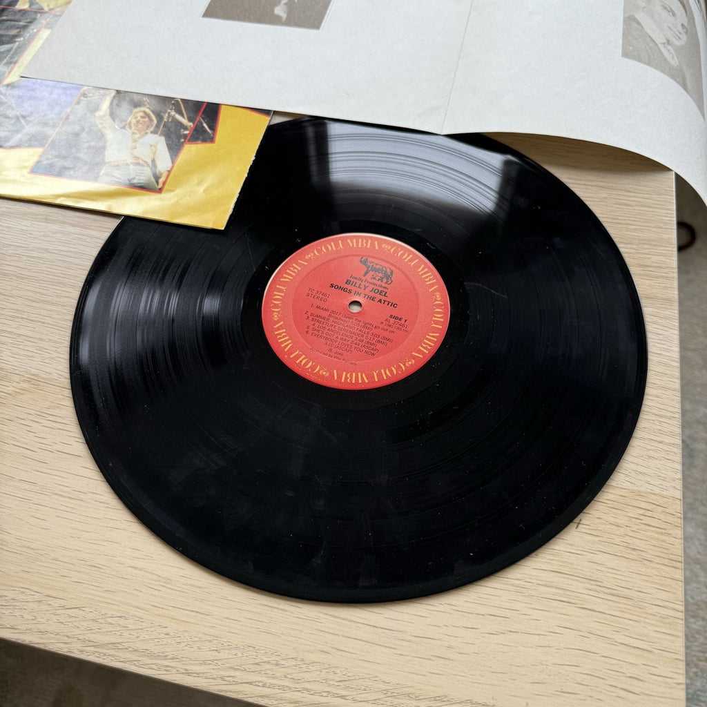 Billy Joel Songs in the Attic 1st 1981 Vinyl LP Complete W/Lyrics + Booklet!