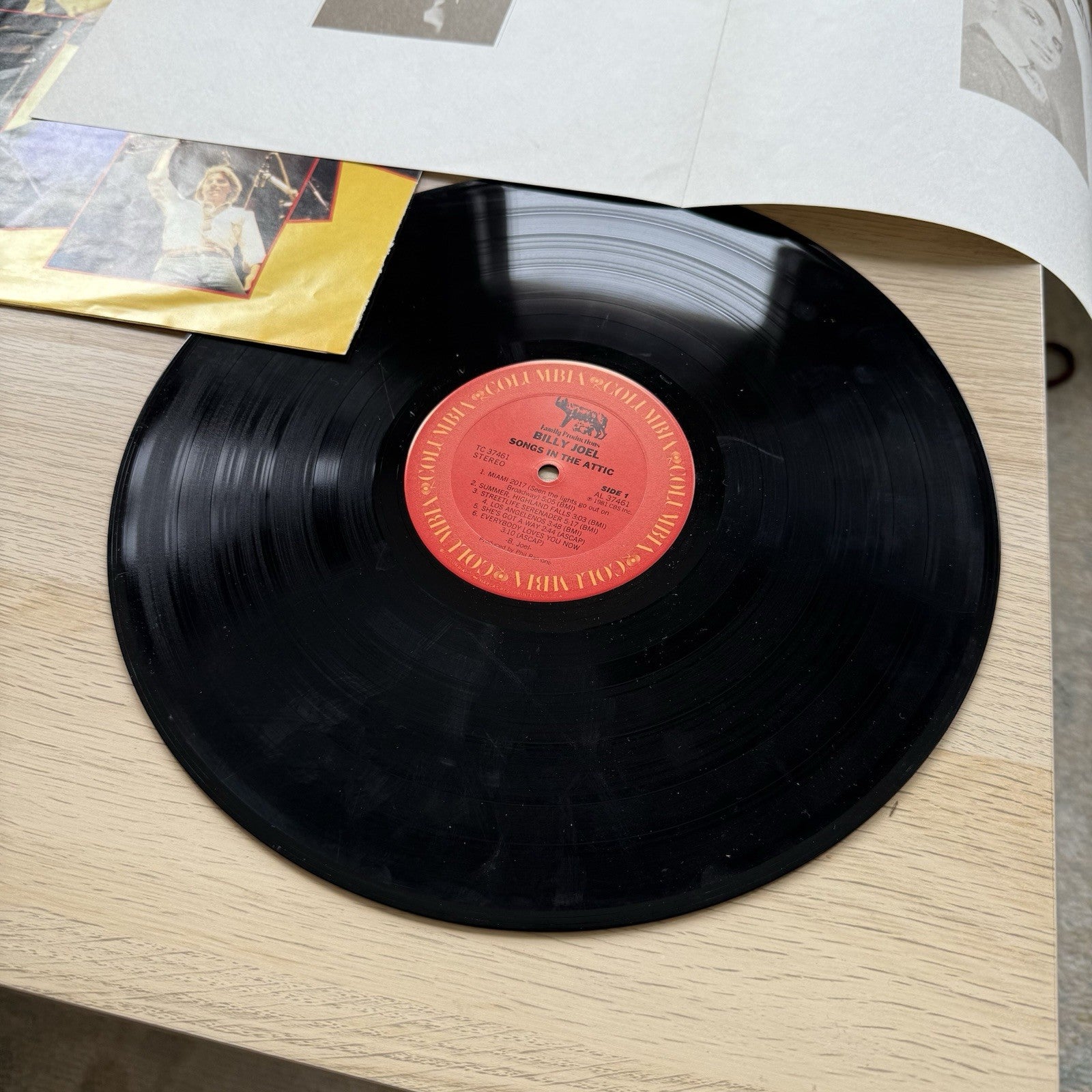 Billy Joel Songs in the Attic 1st 1981 Vinyl LP Complete W/Lyrics + Booklet!
