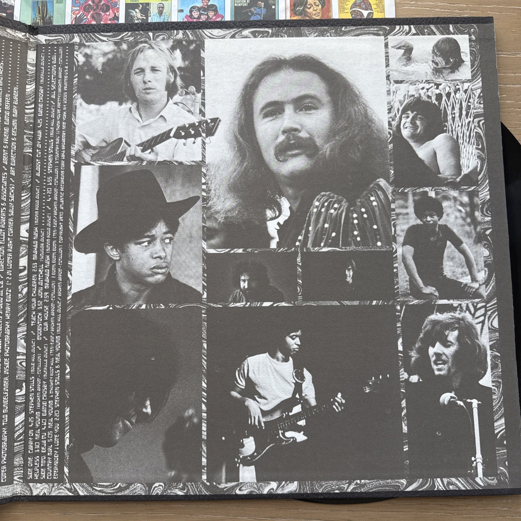 Crosby, Stills, Nash & Young Déjà Vu 1970s US Pressing VG+ Complete OG Sleeve