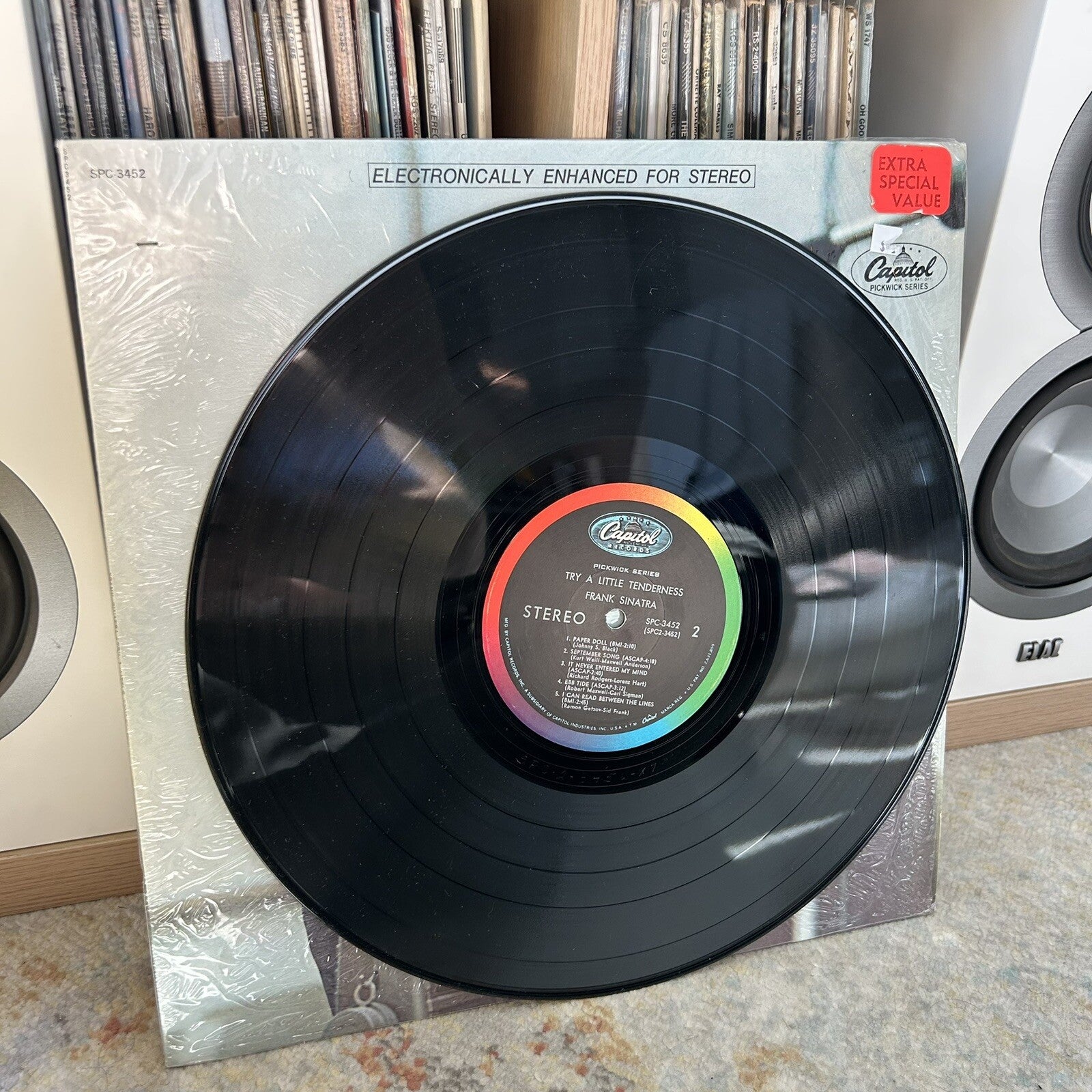 Frank Sinatra Try A Little Tenderness Rainbow Label In Shrink Complete W/Sleeve!