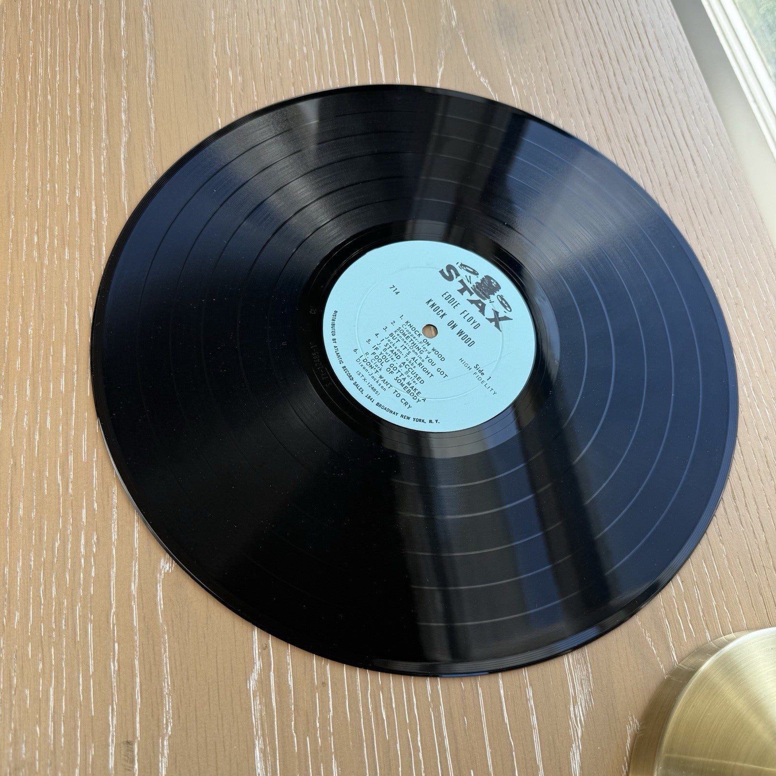1967 EDDIE FLOYD Knock On Wood OG MONO US Press LP In Shrink + OG Store Sticker!