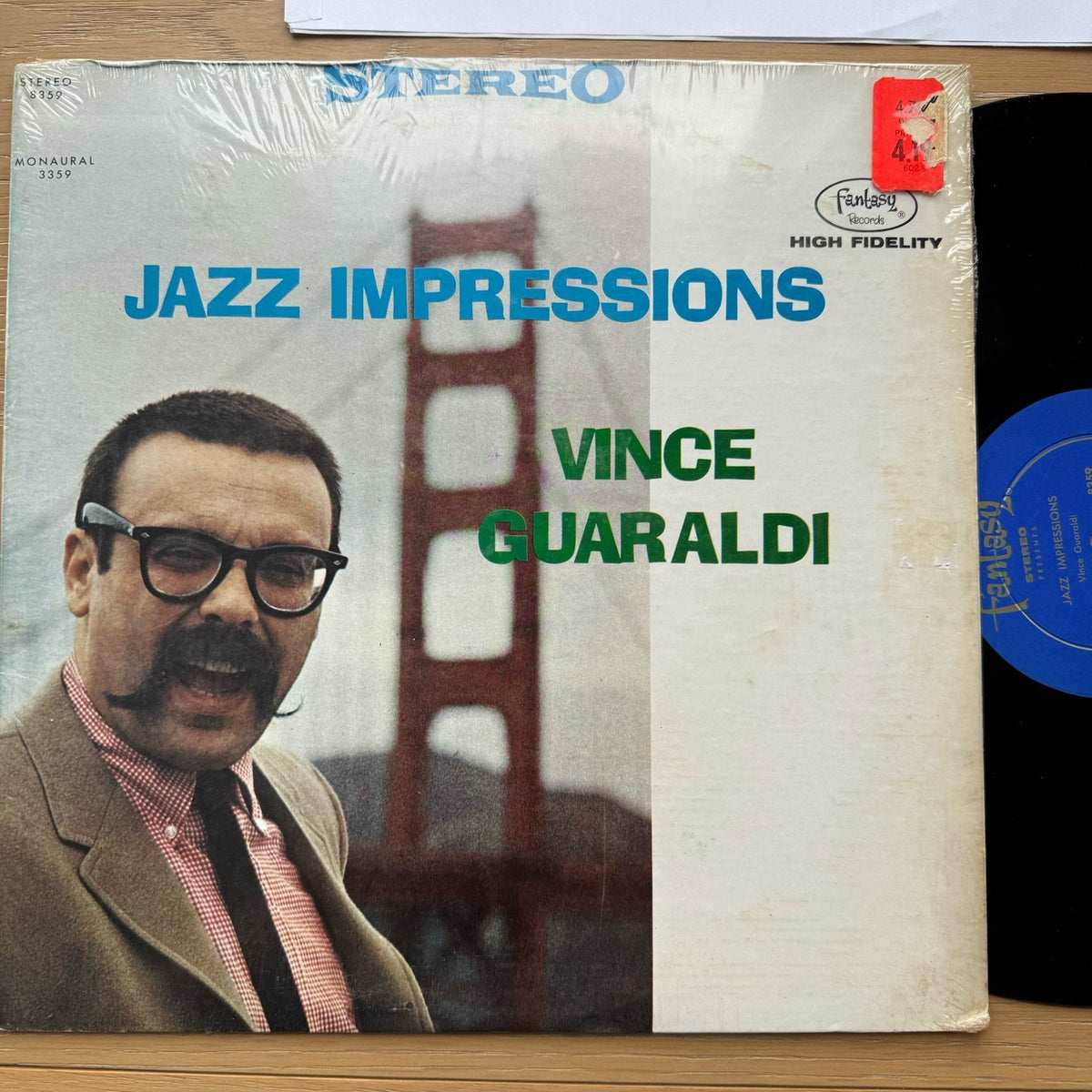1964 Vince Guaraldi Jazz Impressions OG US Press In Shrink LP Vinyl fantasy VG+