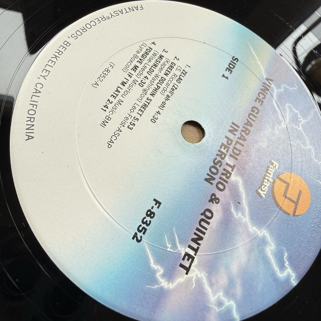 1970s Vince Guaraldi ‎In Person Vinyl LP US Pressing Fantasy Records