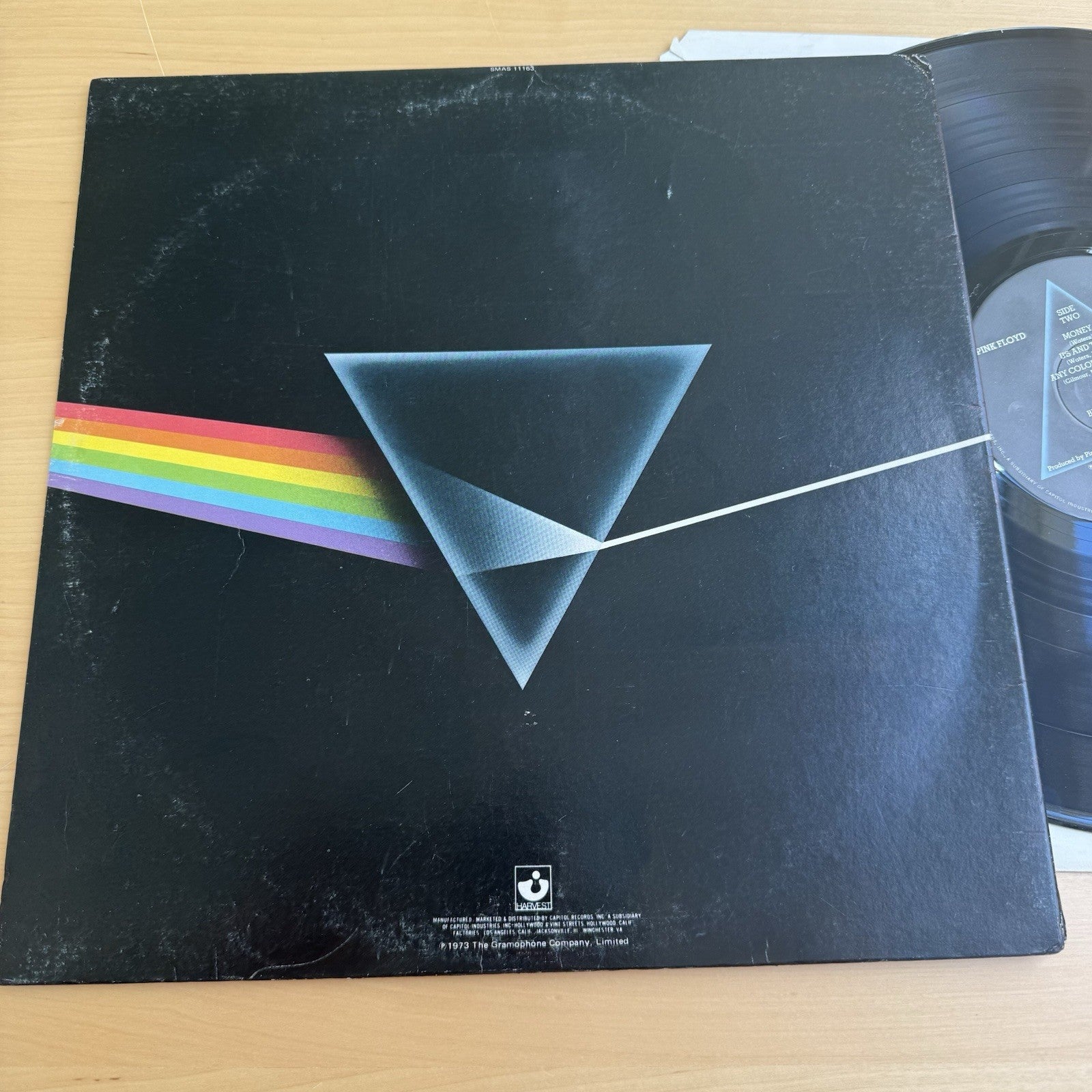 1970s PINK FLOYD Dark Side Of The Moon US Press Complete W/2 Posters VG+