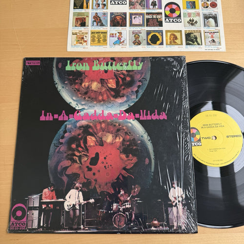 1968 IRON BUTTERFLY In-A-Gadda-Da-Vida US Press LP ATCO In SHRINK VG+ W/Sleeve