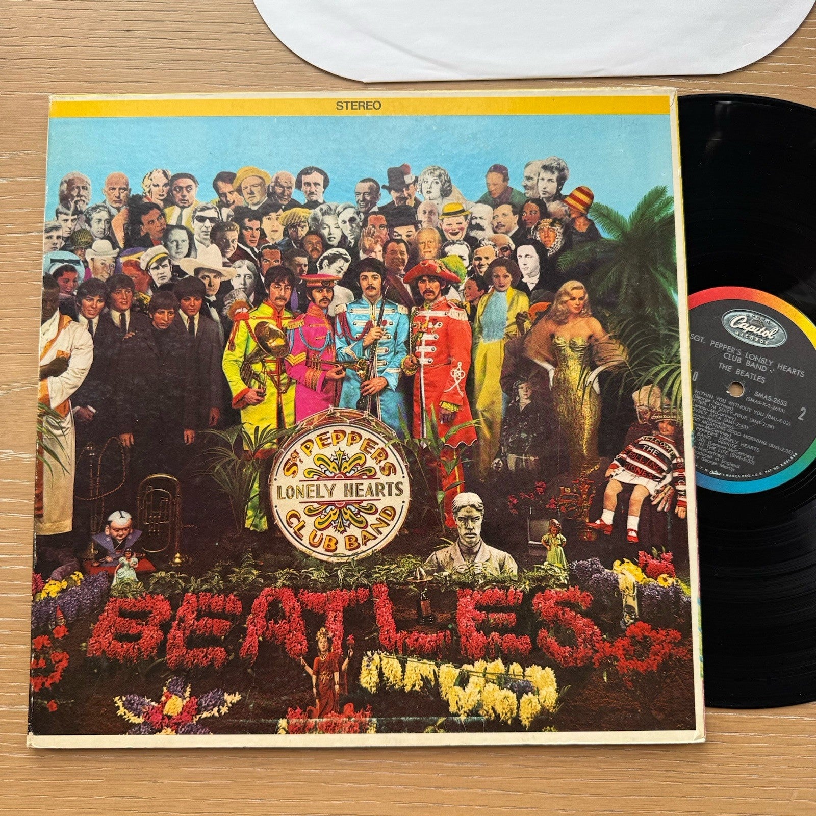 1967 The Beatles Sgt. Peppers Lonely Hearts Club Band US Press Capital SMAS 2653