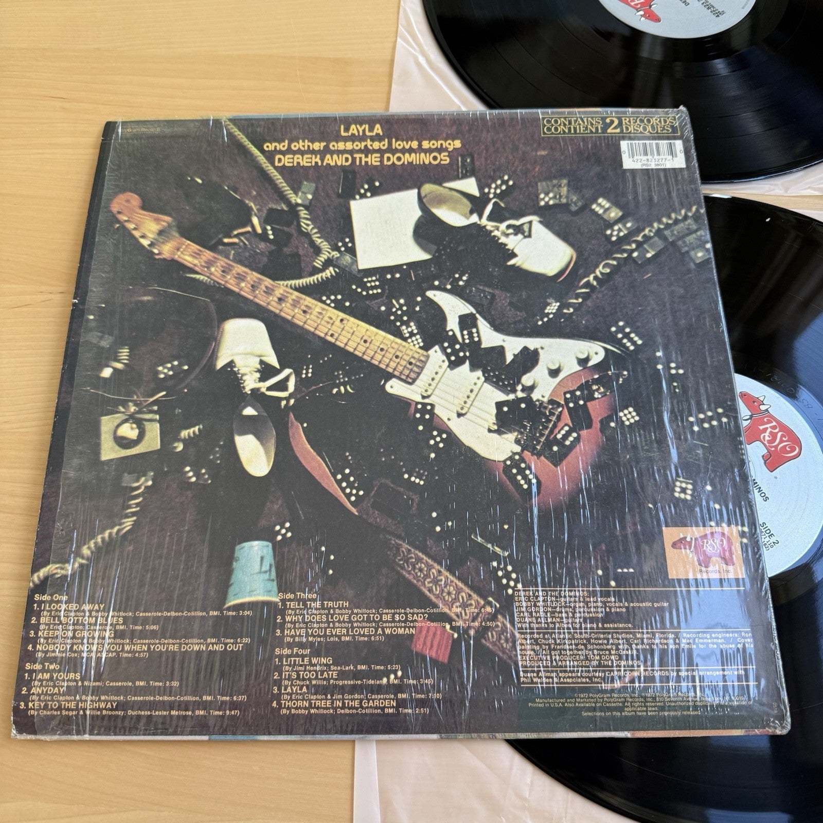 DEREK & THE DOMINOS Layla RSO 2XLP Is Pressing VG++ In SHRINK W/Sticker!