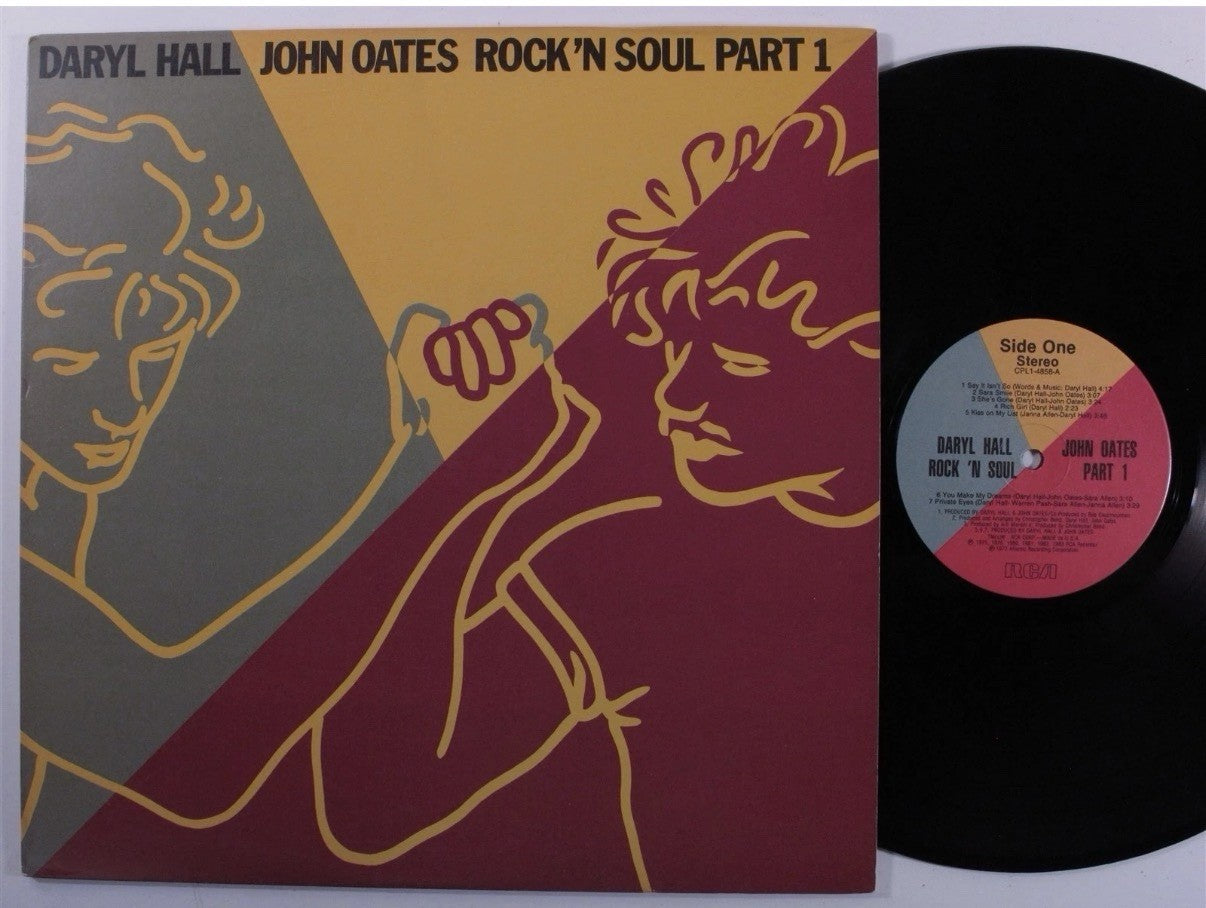 DARYL HALL & JOHN OATES Rock 'N Soul Part 1 RCA LP VG+ with poster! + OG Sleeve