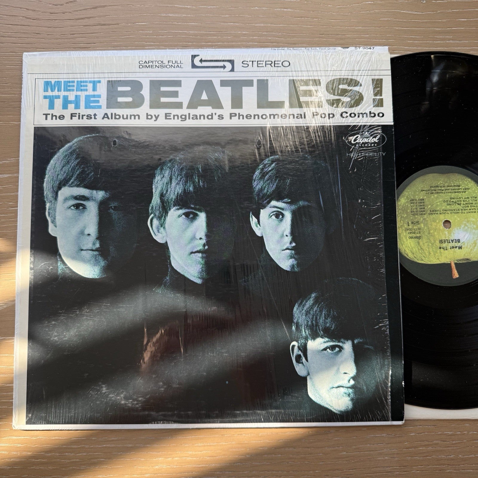 1971 The Beatles-Meet the Beatles LP US Press In Shrink Apple Records 🍏 VG++
