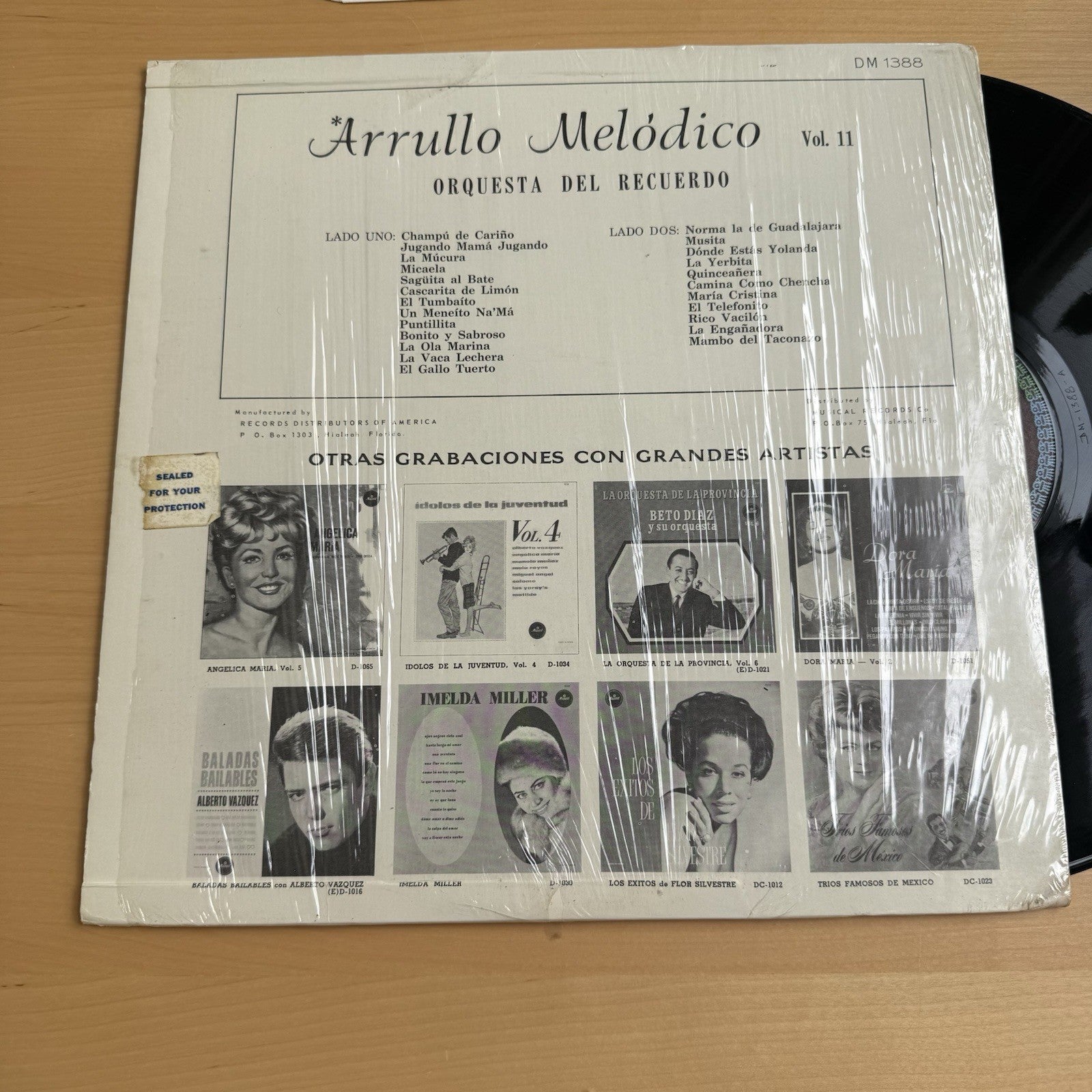Arrullo Melodico Vol 11 Orquesta del Recuerdo In Shrink! Vintage Vinyl LP