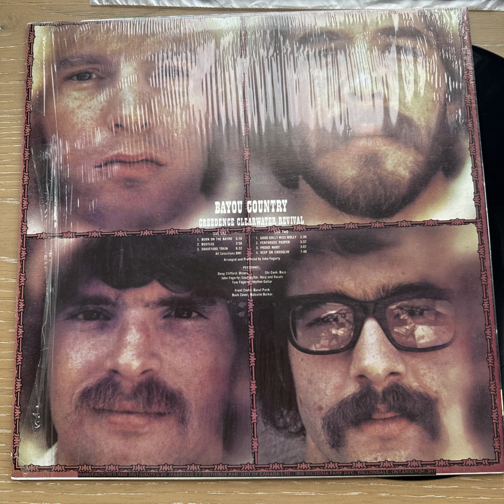 Creedence Clearwater Revival Bayou Country In Shrink Vinyl LP! VG++ Fantasy