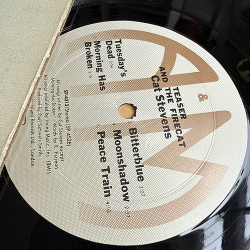 1970s Cat Stevens Teaser And The Firecat Gatefold LP US Pressing + Sleeve