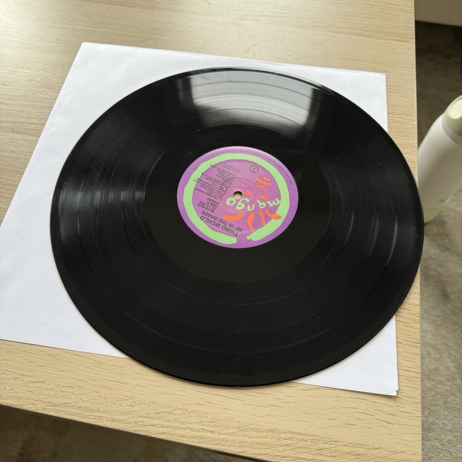 Third World: 96° In The Shade Vinyl Lp In Shrink! Complete W/Sleeve Nice Copy!