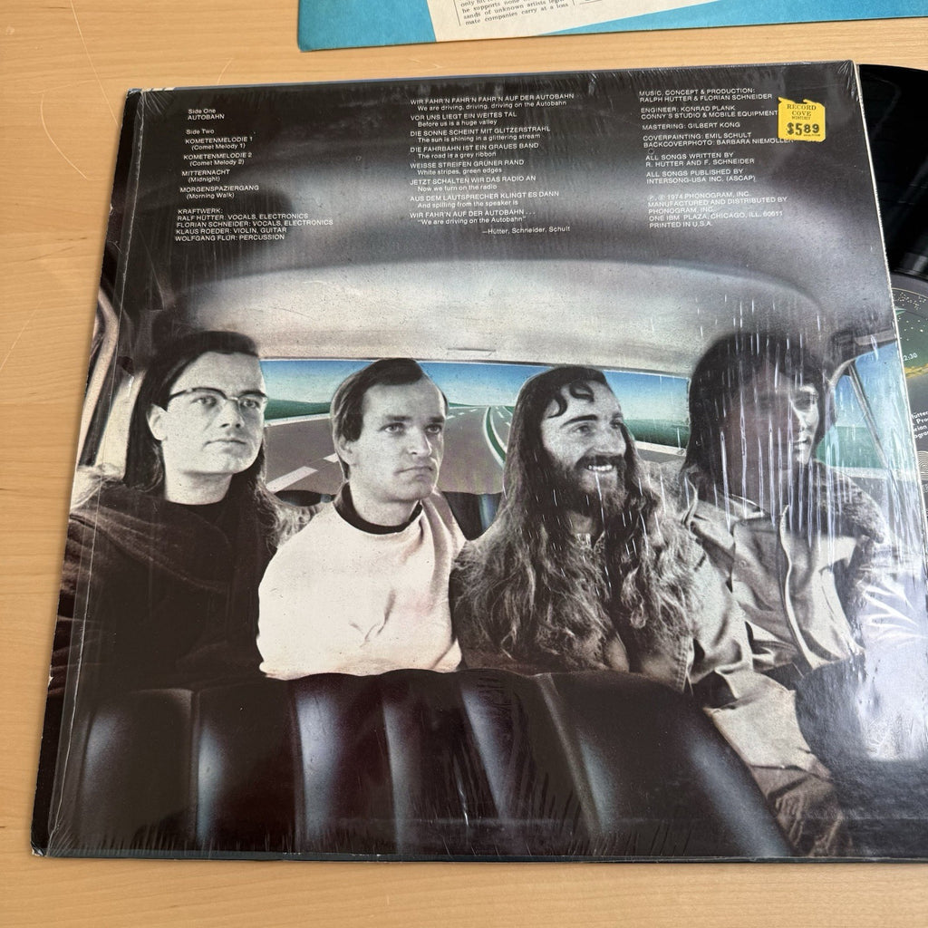Kraut Rock LP KRAFTWERK Autobahn In SHRINK VG++ Complete W/Original Sleeve!