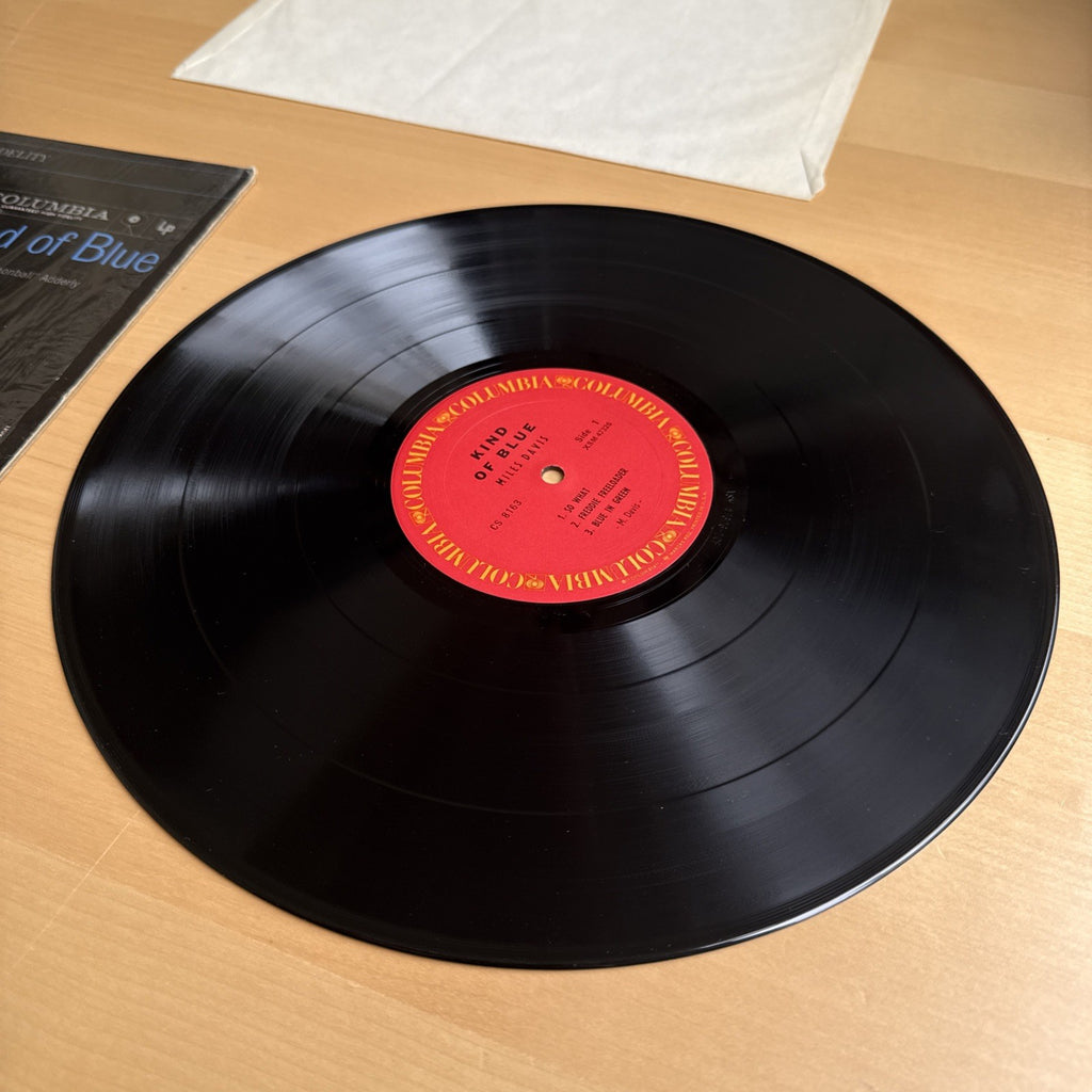 1970s Miles Davis Kind of Blue Vinyl LP Stereo US Pressing VG+ In Shrink!