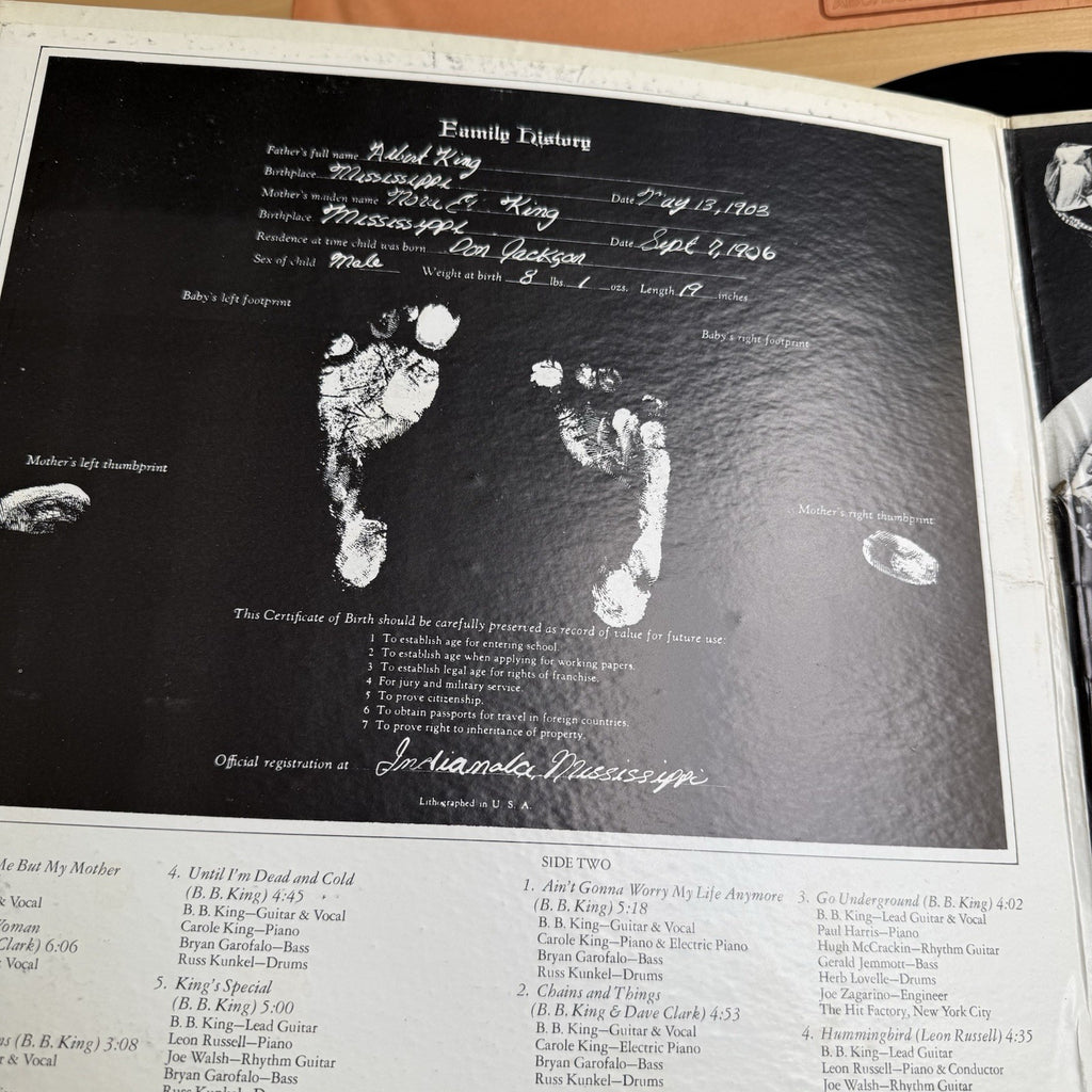 1970 B.B. KING Indianola Mississippi Seeds US Press LP Complete W/ OG Sleeve