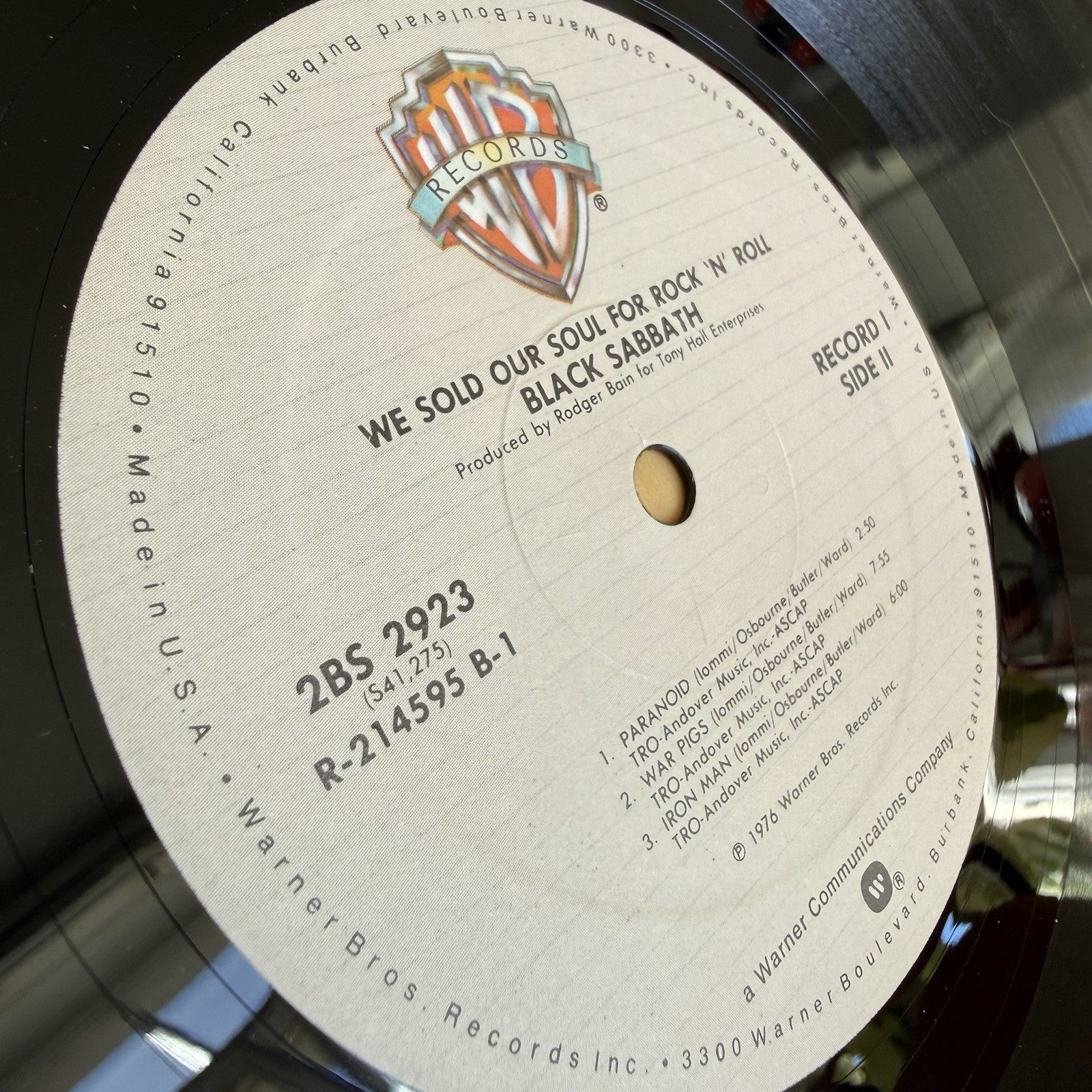 1970s US Press Black Sabbath/We Sold Our Soul For Rock 'N' Roll/ Vinyl 2 LP VG+