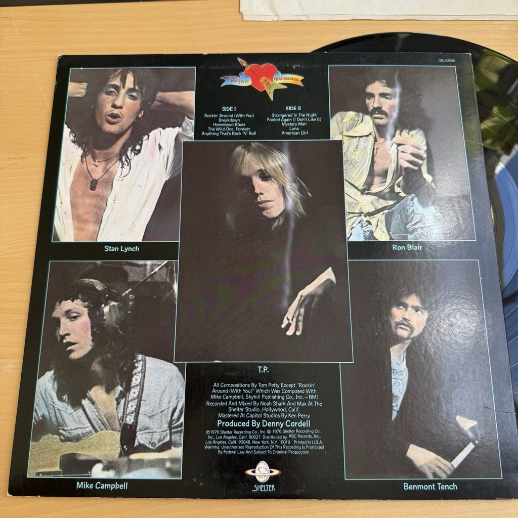 Tom Petty And The Heartbreakers OG 1976 1st US Press Shelter Records + Cut Out
