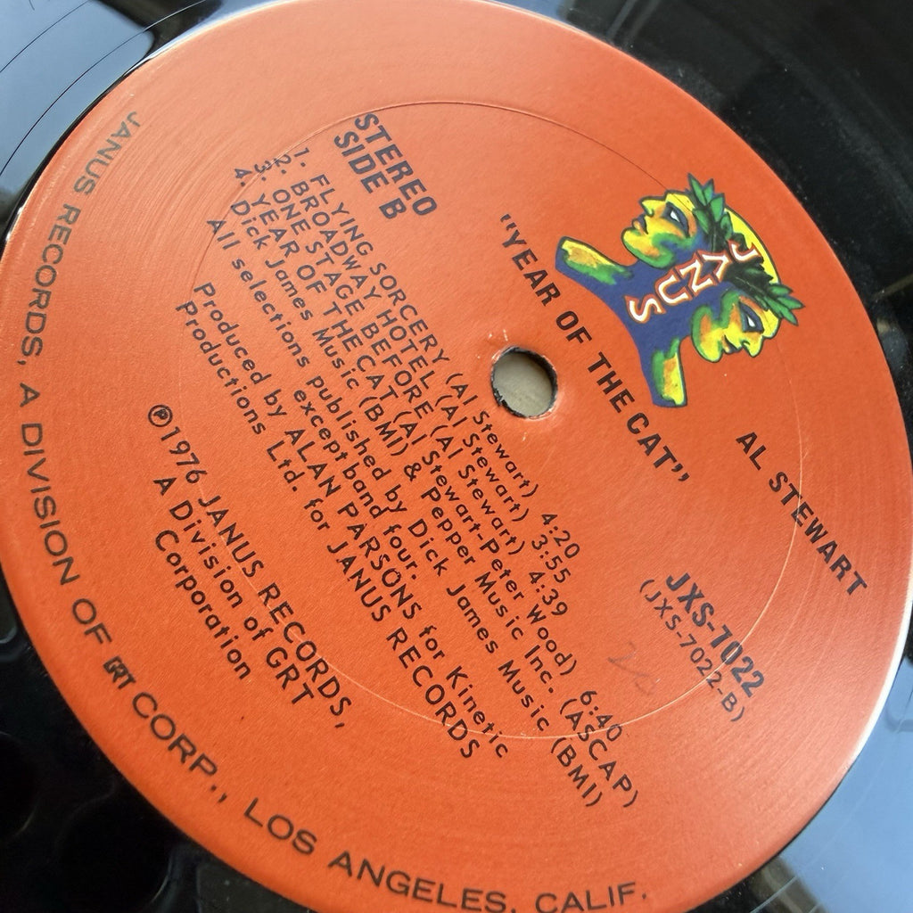 1976 AL STEWART  YEAR OF THE CAT" 1st US Press Complete W/Sleeve! Nice Copy VG+