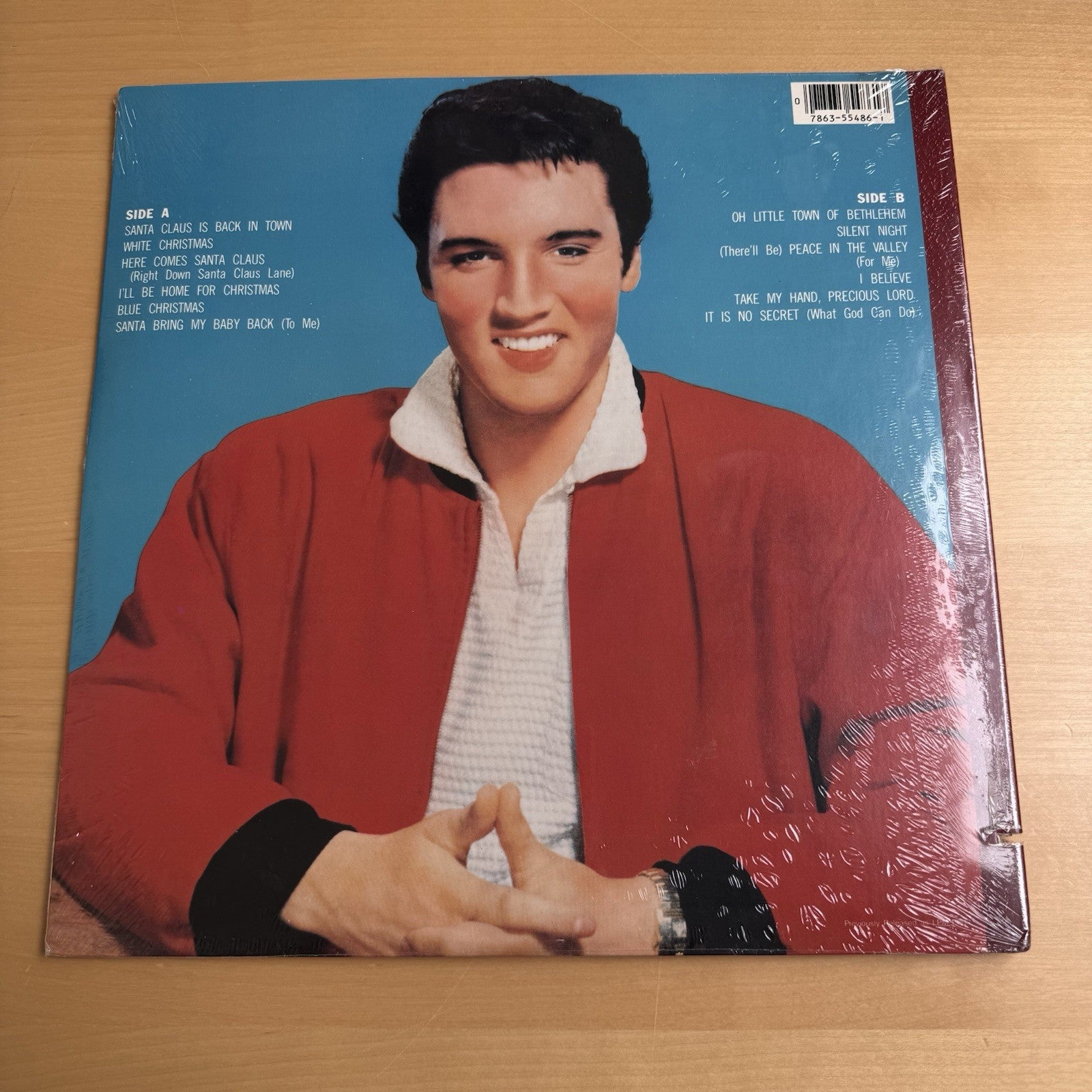 SEALED Elvis Presley Elvis' Christmas Album US Press Vintage Vinyl + Sticker!