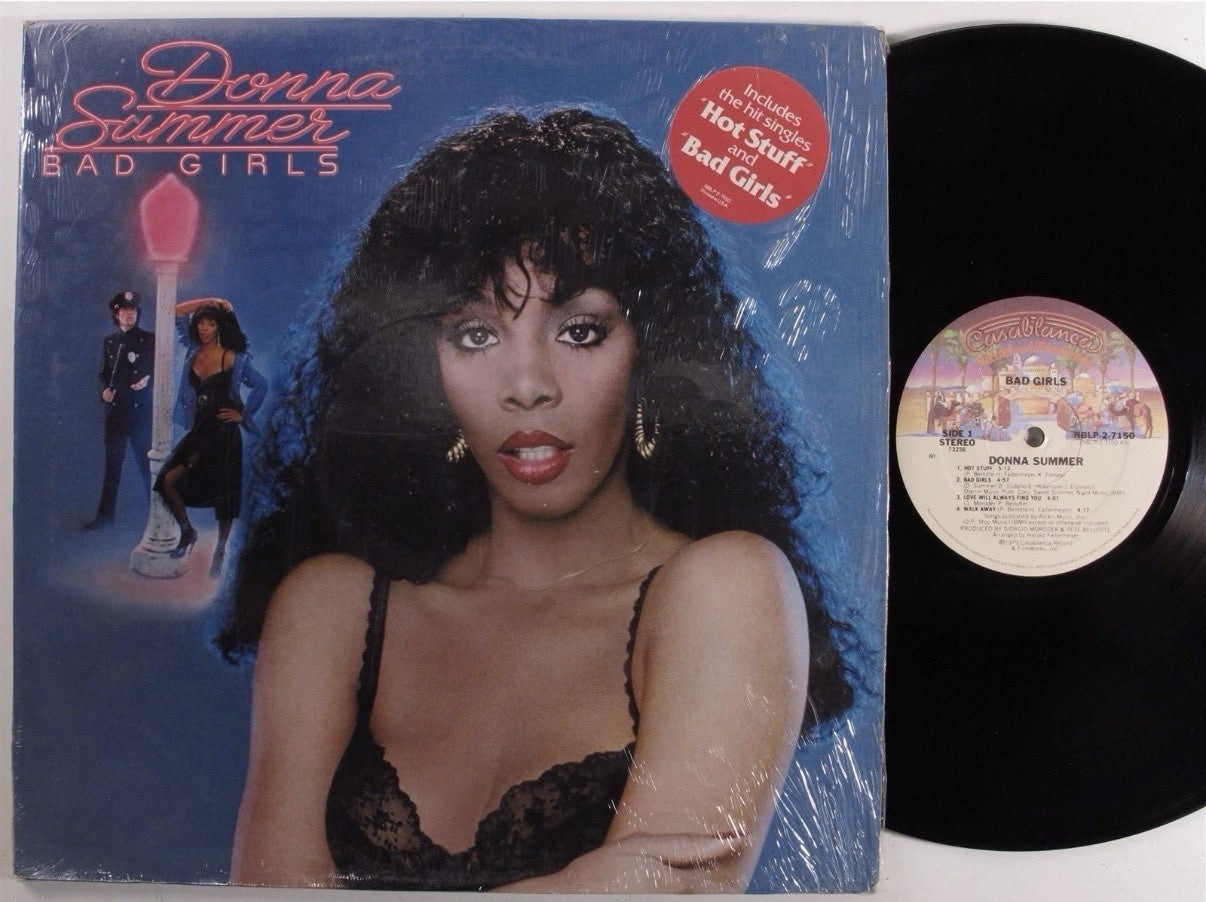 DONNA SUMMER Bad Girls CASABLANCA 2XLP VG+ In SHRINK + OG Sticker US Pressing