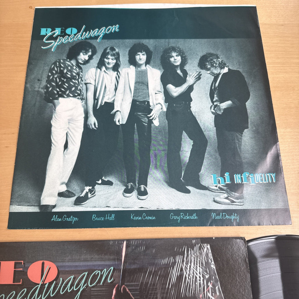 Reo Speedwagon High Infidelity Original 1980 US Press In Shrink + Hype! EX/EX