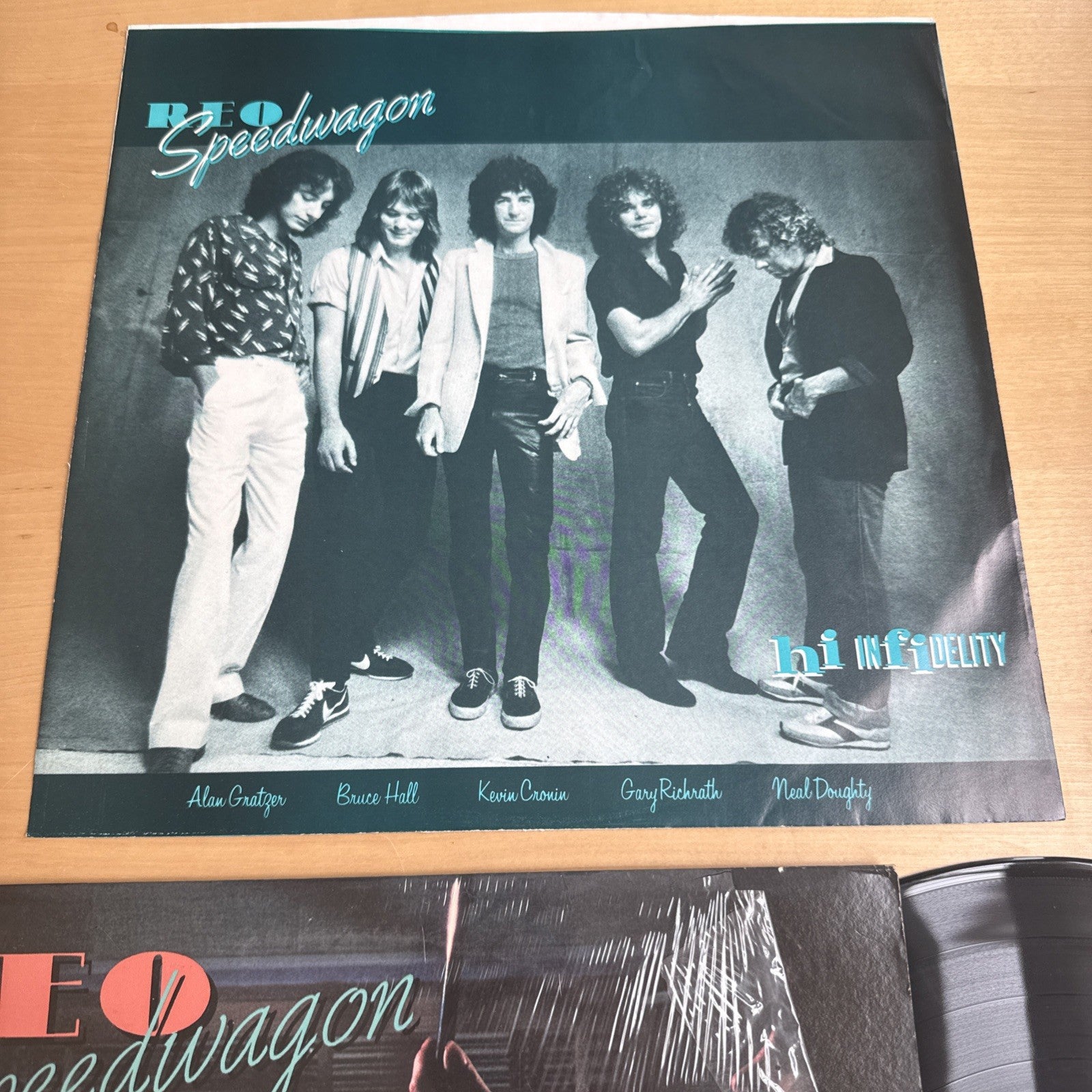 Reo Speedwagon High Infidelity Original 1980 US Press In Shrink + Hype! EX/EX