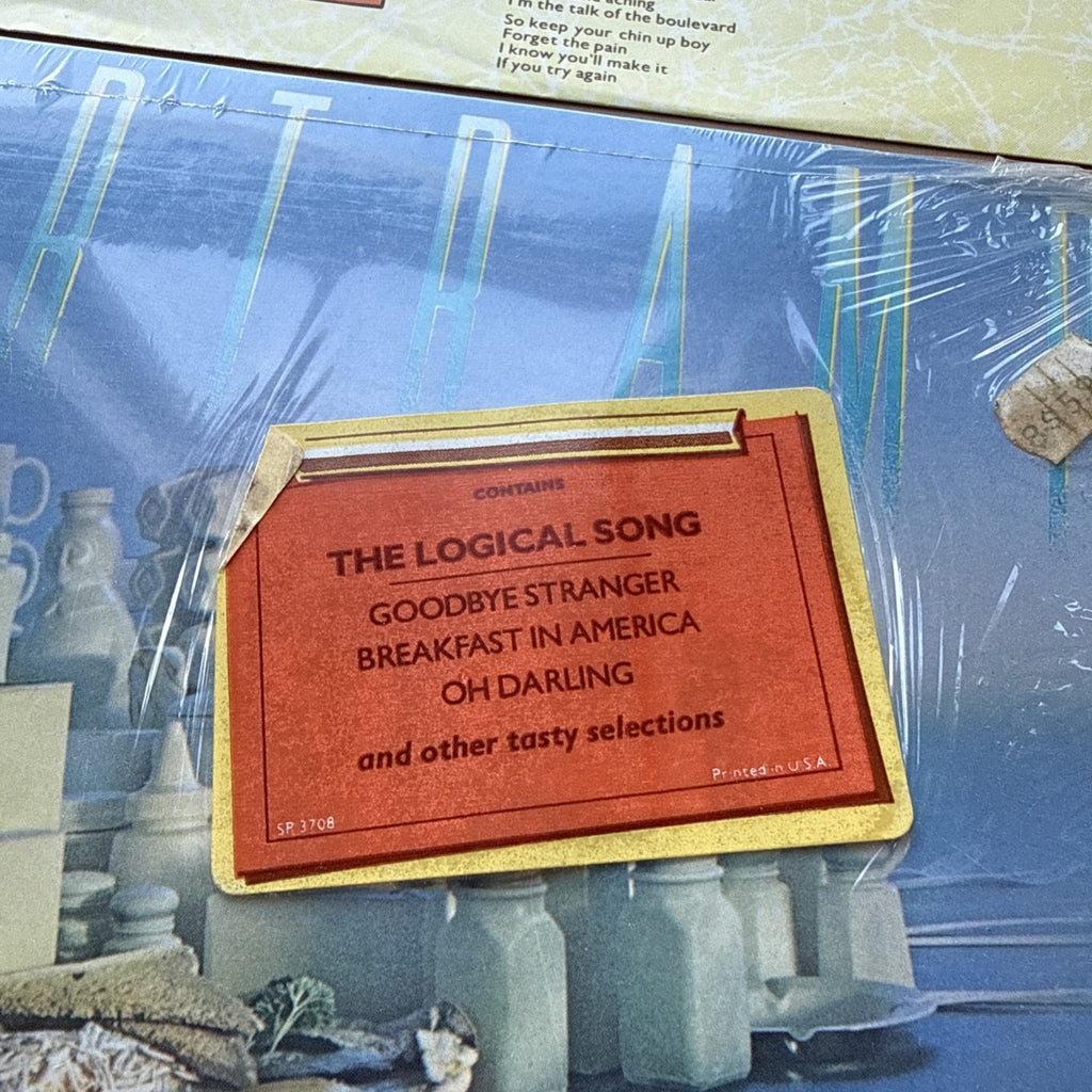 1979 SUPERTRAMP Breakfast In America LP + OG Lyric Sleeve VG+ In Shrink + Hype