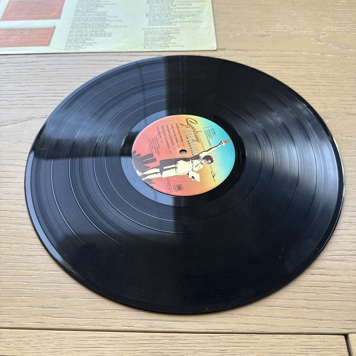 1979 SUPERTRAMP Breakfast In America LP + OG Lyric Sleeve VG+ In Shrink + Hype
