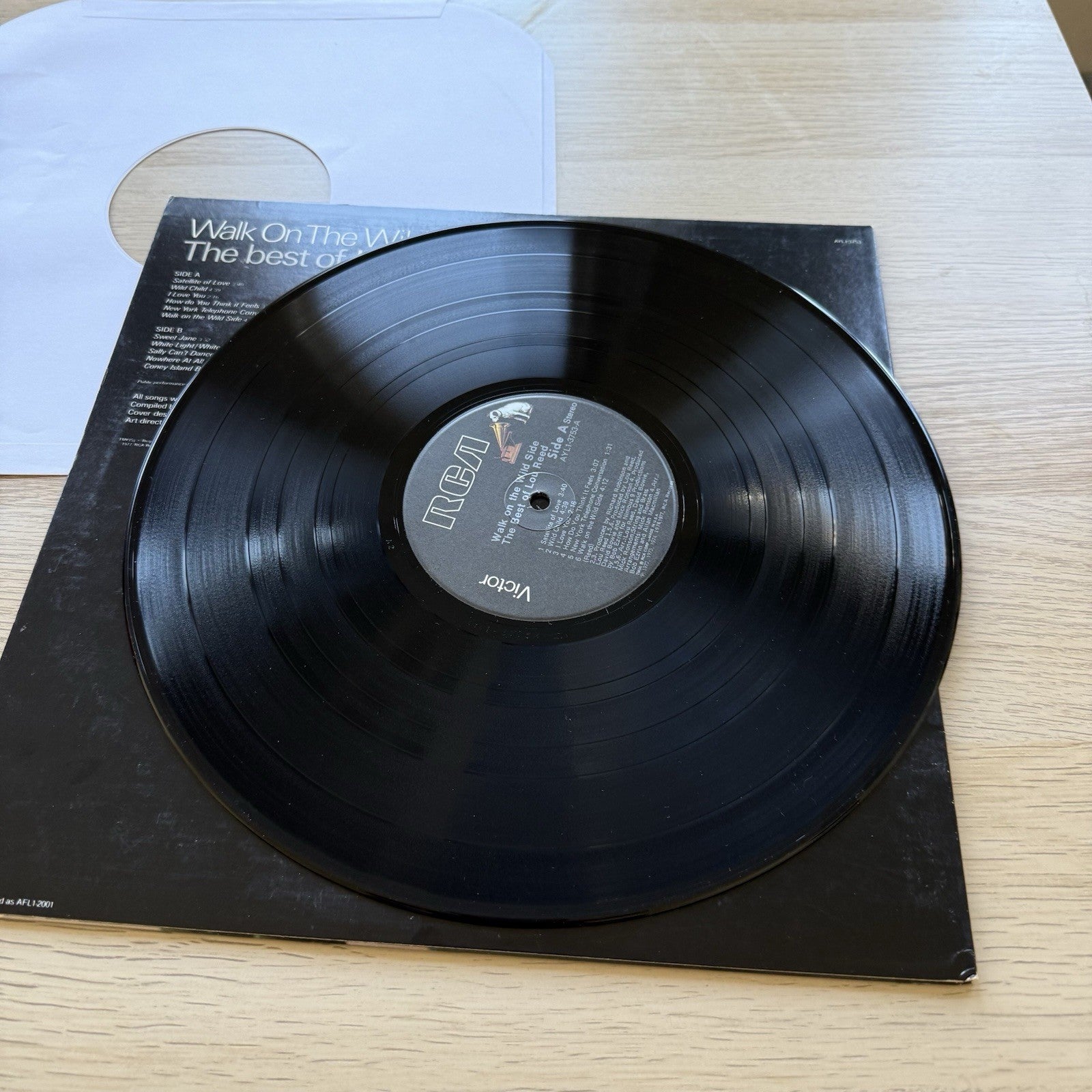 The Best Of Lou Reed: Walk On The Wild Side, RCA Victor AYL1-3753, 1980, Rock