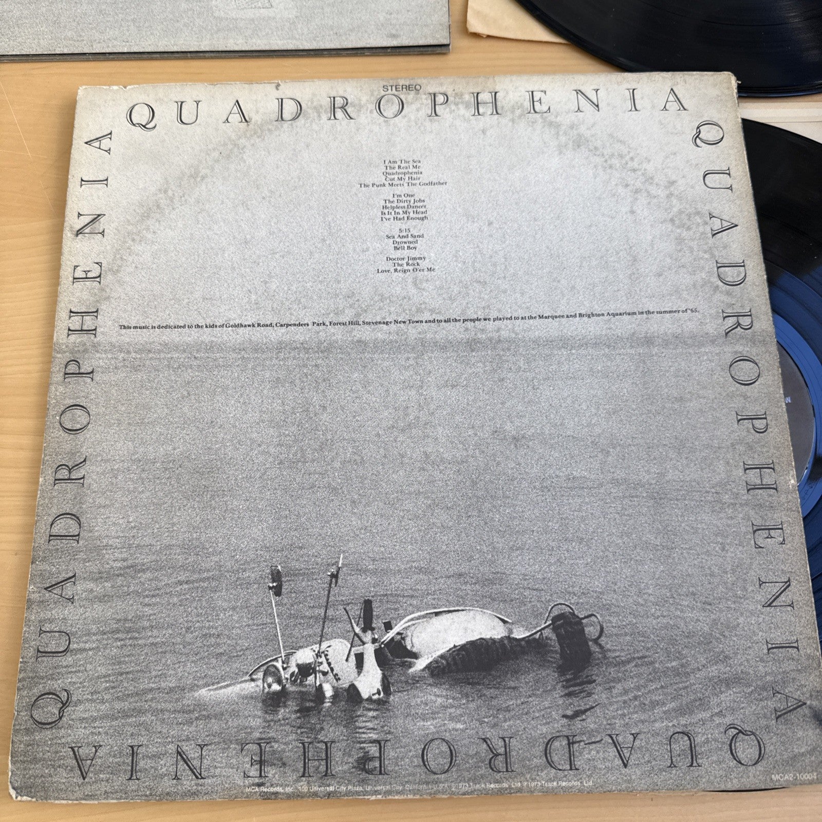 1973 THE WHO "Quadrophenia" Vinyl US Press Original Includes 2LPs + Book!