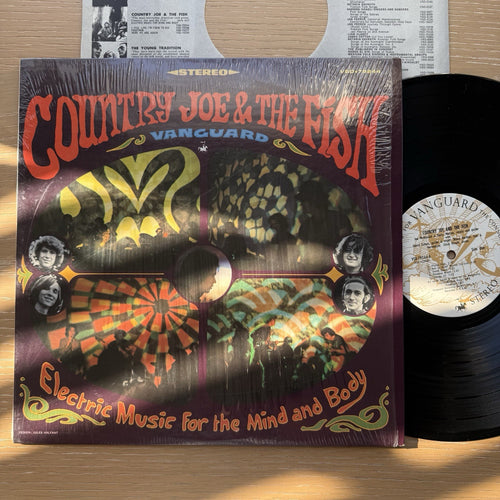 1960s Country Joe & The Fish Electric Music For The Mind And Body In Shrink VG+