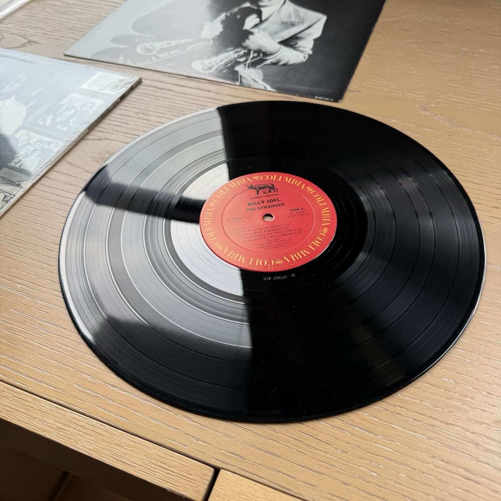 1980 Billy Joel The Stranger LP Vinyl US Press In Shrink + Hype Sticker EX/EX