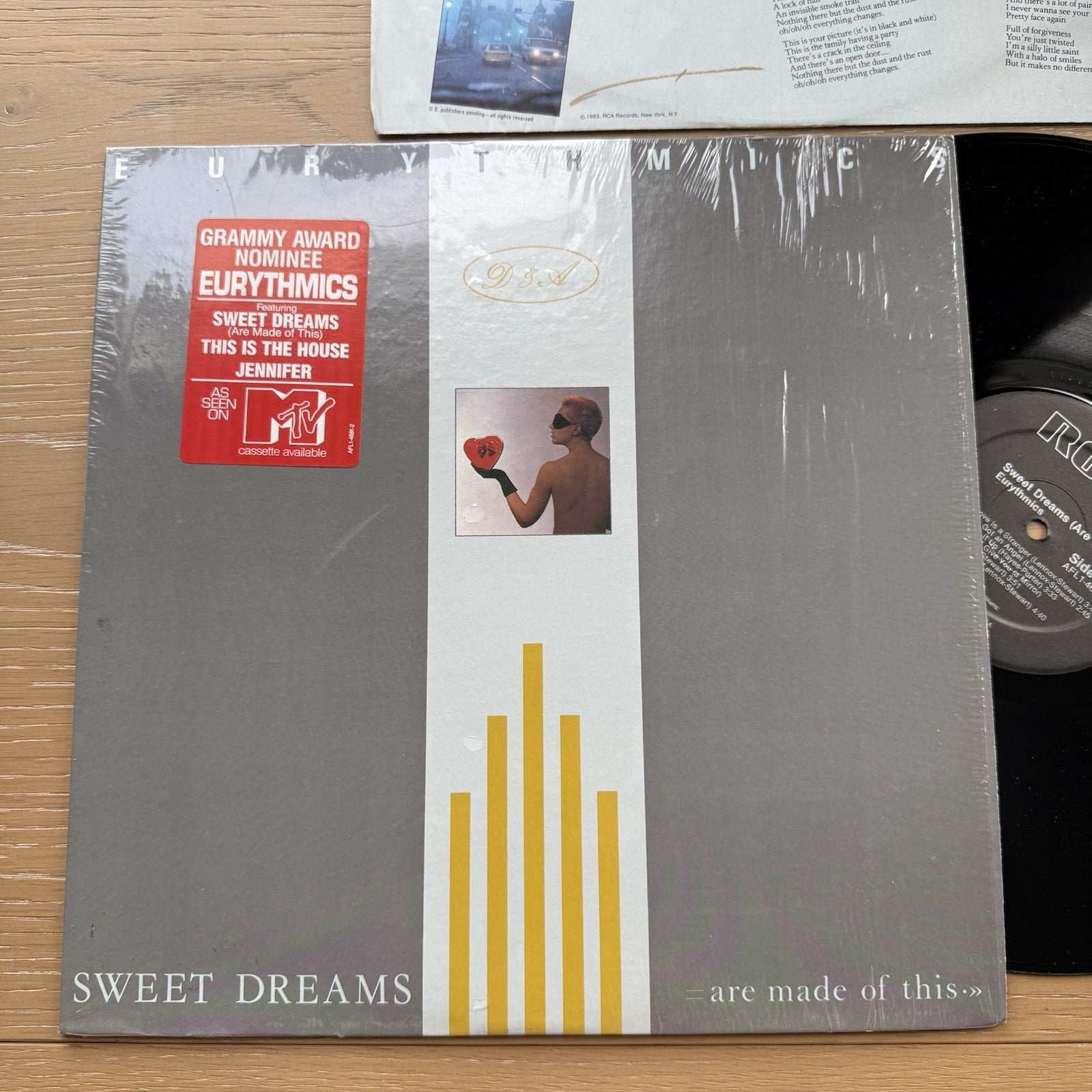 1983 EURYTHMICS Sweet Dreams Are Made Of This EX/EX In Shrink With MTV Sticker!