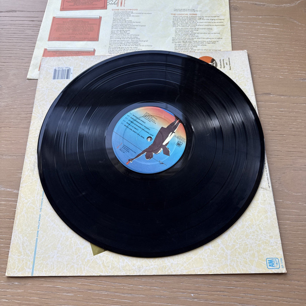 1979 SUPERTRAMP Breakfast In America Vinyl LP A&M + Original Lyric Sleeve