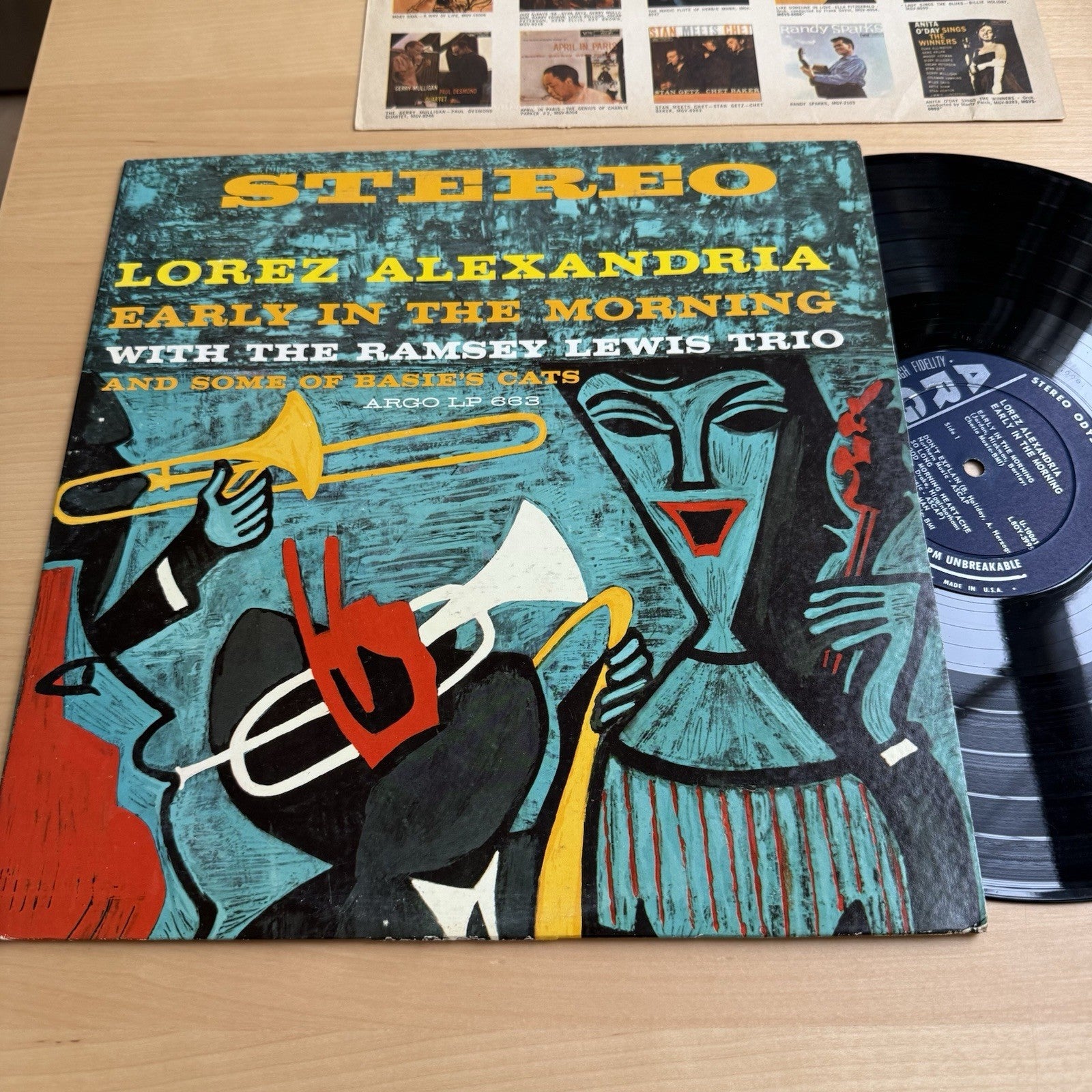 Lorez Alexandria, The Ramsey Lewis Trio Early In The Morning Stereo US Press!