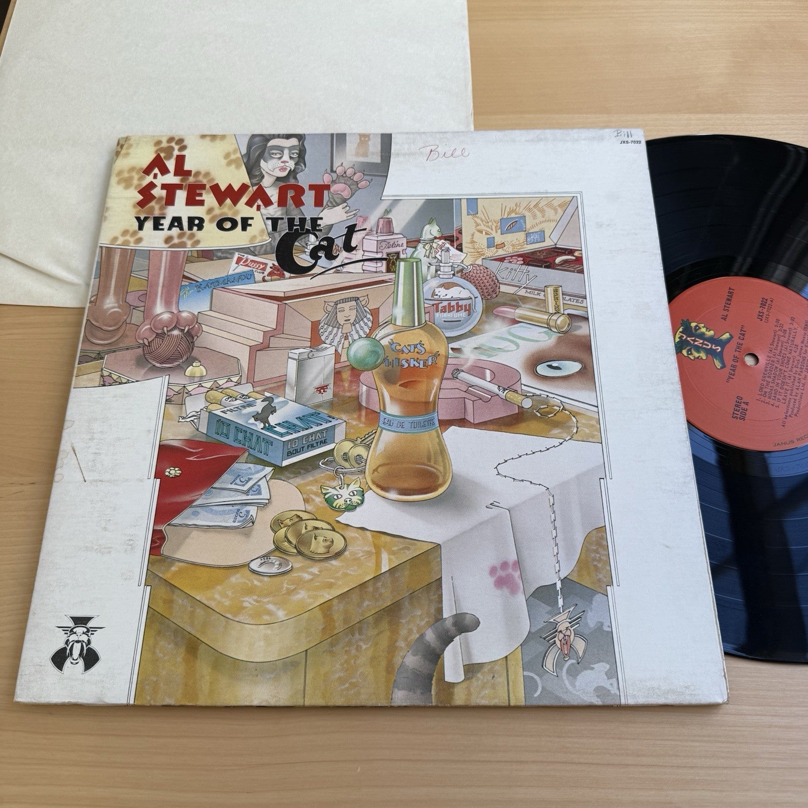 1976 AL STEWART  YEAR OF THE CAT"  1st US Press Complete W/Sleeve! Nice Copy