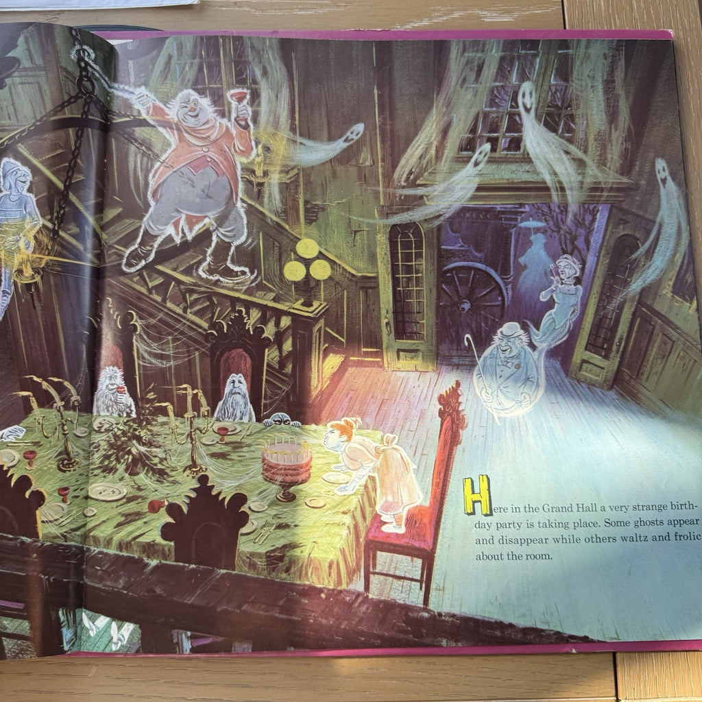 1973 Walt Disney Studio Disneyland Haunted Mansion US LP +Original Booklet VG+