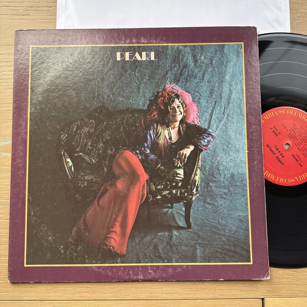 Janis Joplin Pearl Vinyl LP 1970's US Pressing OG Columbia Records VG+