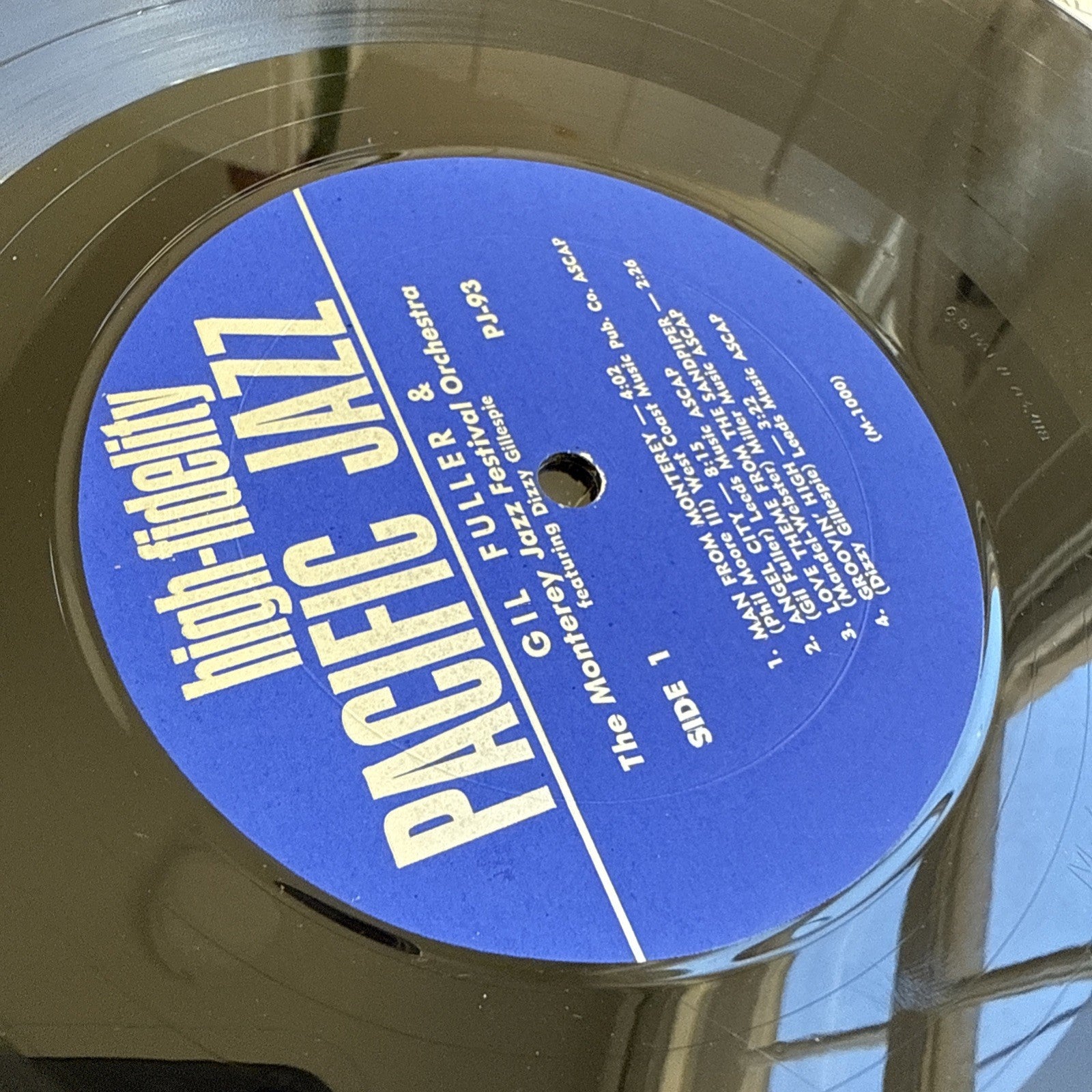 Gil Fuller and the Monterey Jazz Fest. Orchestra Feat. Dizzy Gillespie LP PJ-93