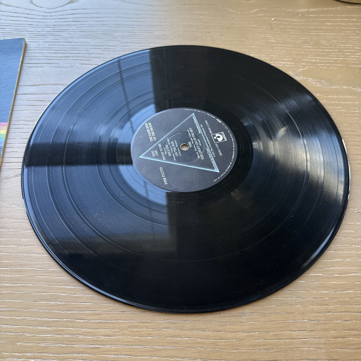 1973 PINK FLOYD Dark Side Of The Moon 1st US Winchester Wly Master Press VG+