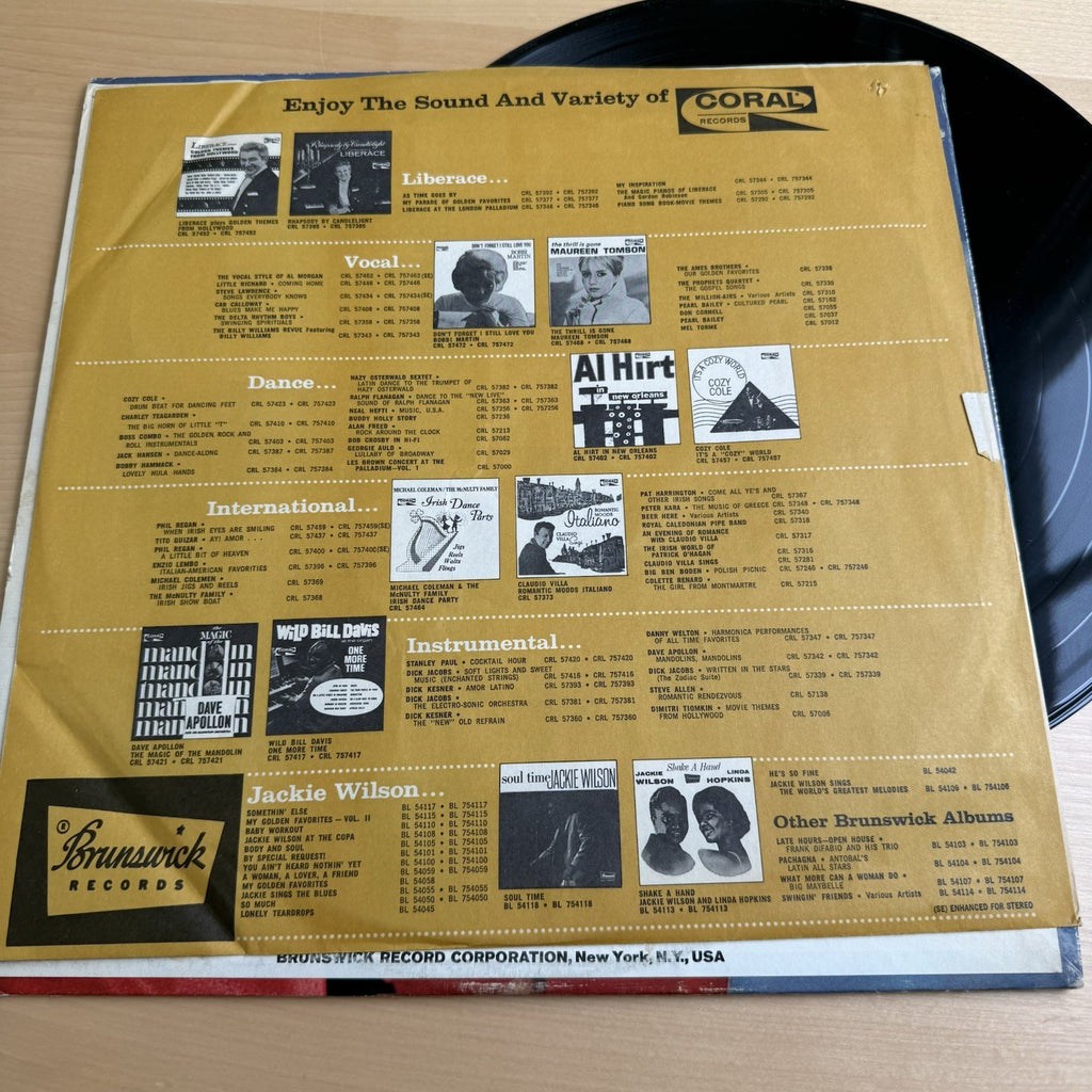 Jackie Wilson Higher And Higher LP Brunswick 1967 US Press stereo original vinyl