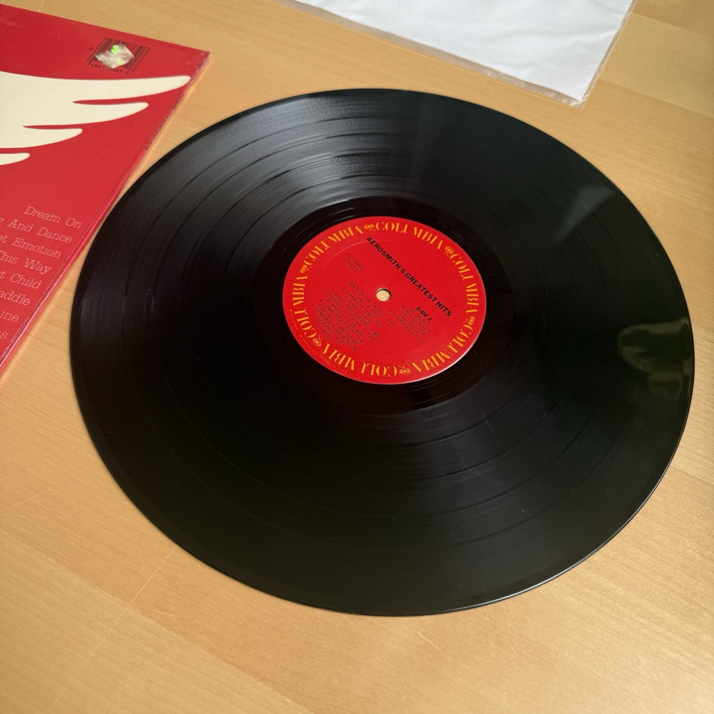 Aerosmith's Greatest Hits" LP 1980 US Press  W/ OG Art Sleeve! In Shrink! EX/EX
