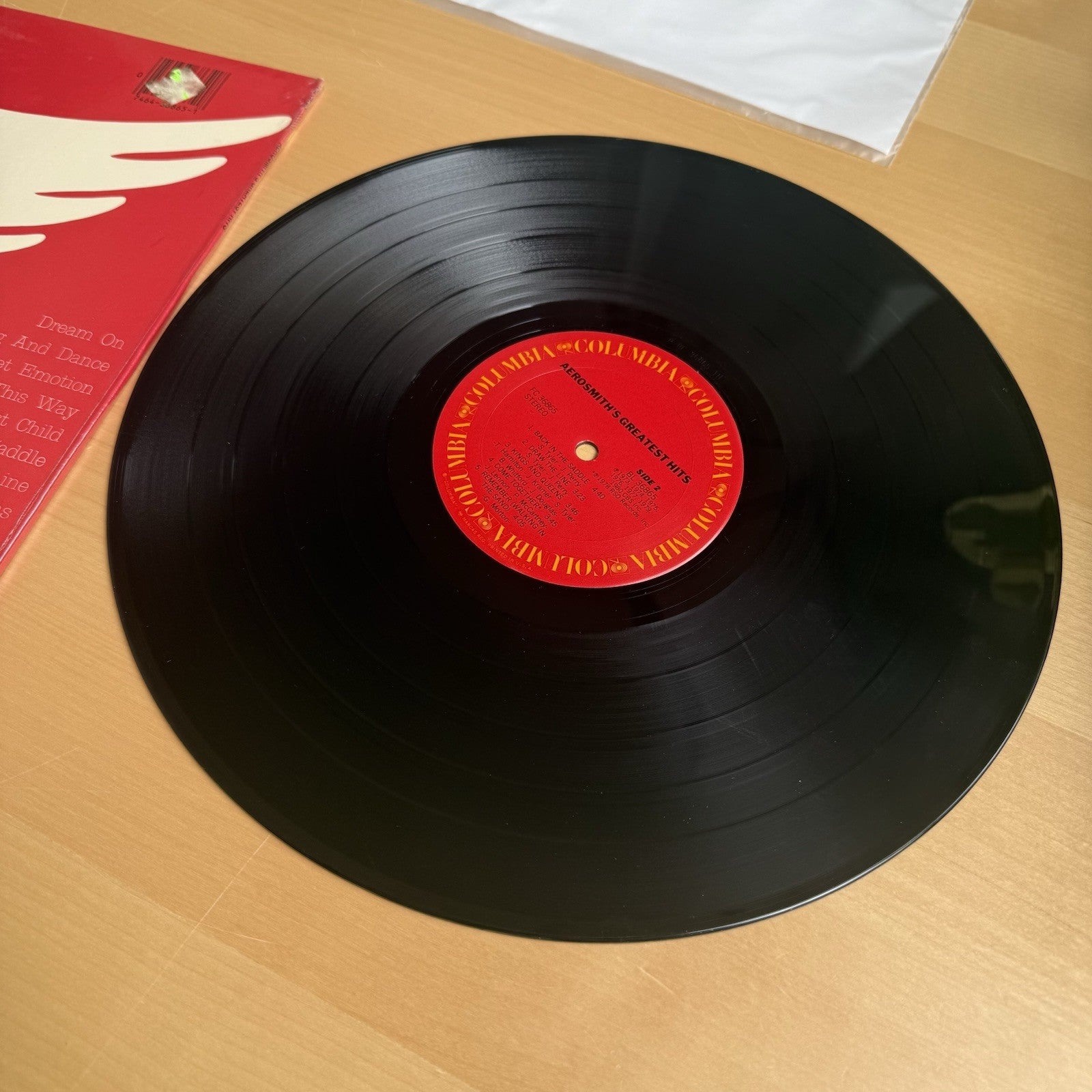 Aerosmith's Greatest Hits" LP 1980 US Press  W/ OG Art Sleeve! In Shrink! EX/EX