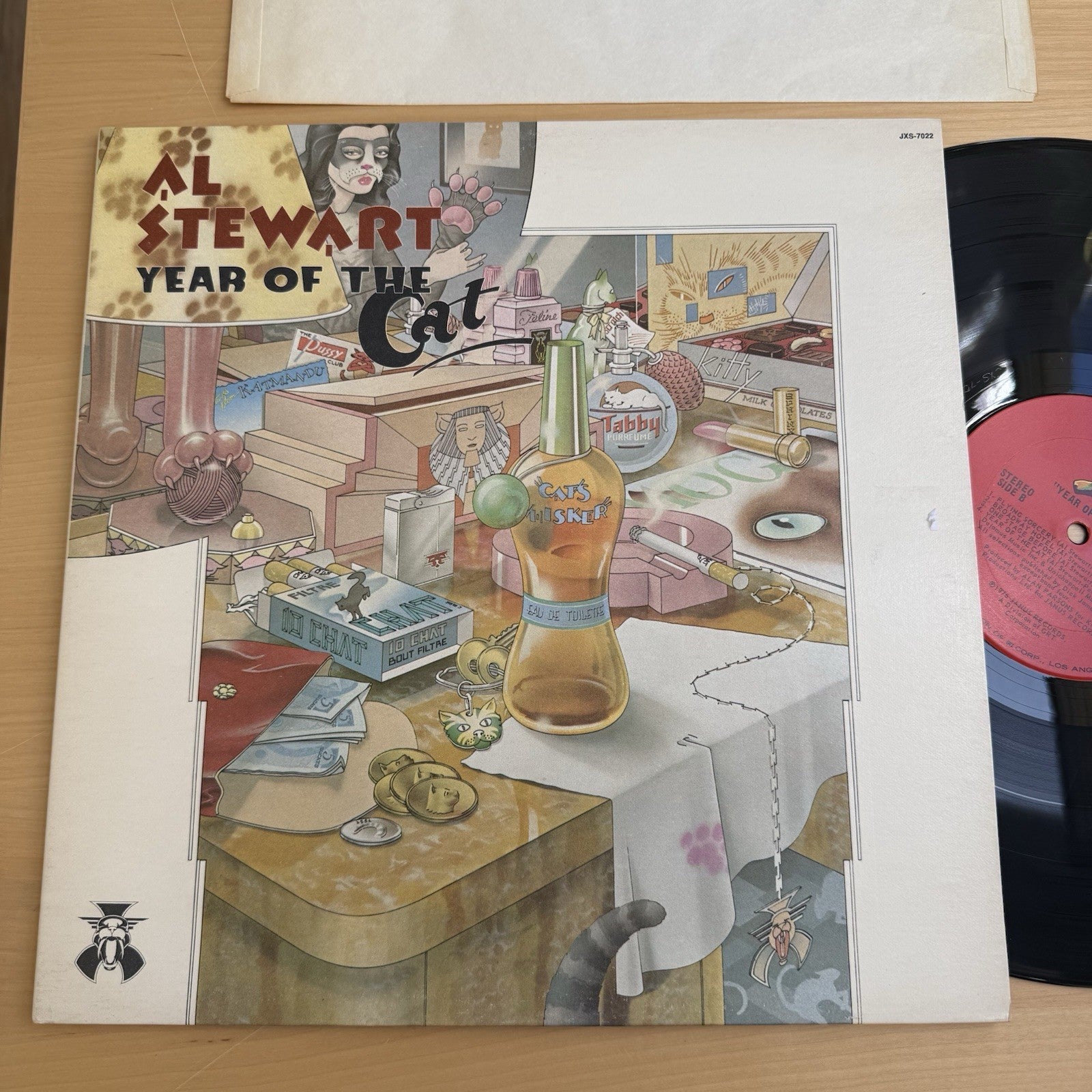 1976 AL STEWART YEAR OF THE CAT" 1st US Press Complete W/Sleeve! VG+ W/Sticker