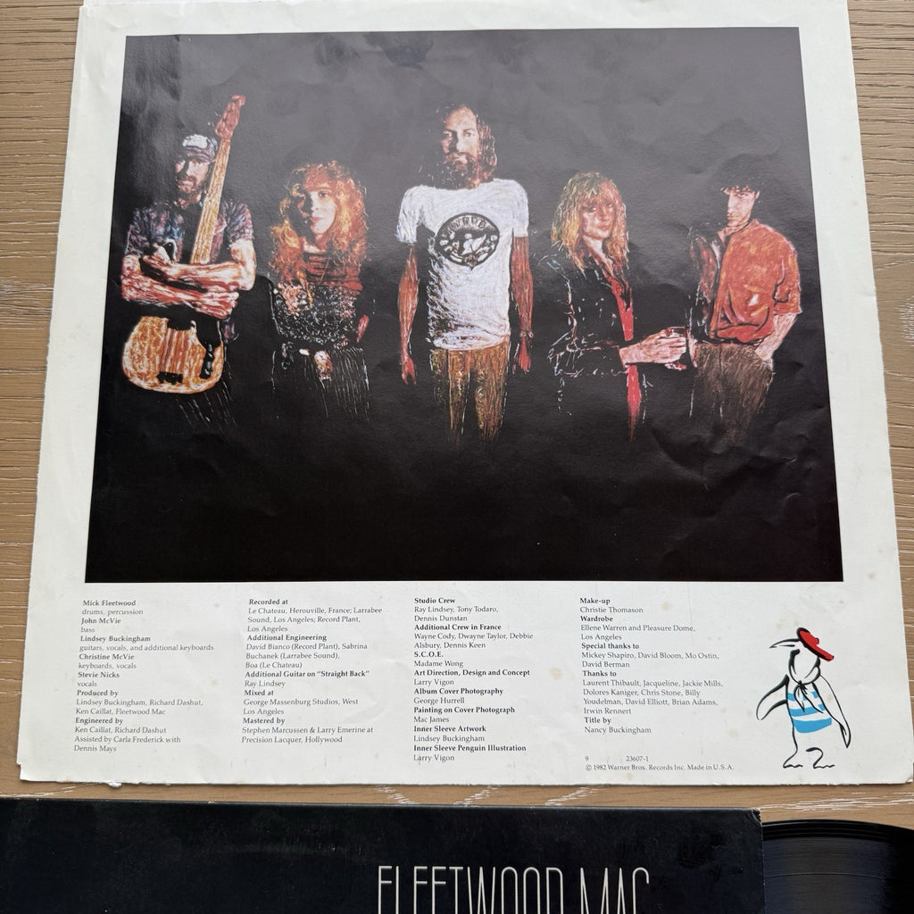 Fleetwood Mac MIRAGE lp Warner Bros. Original Inner Sleeve 1982! VG+ Vinyl!