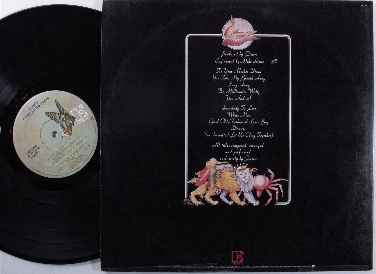Queen A Day At The Races 1970s US Press + Original W/Inner Sleeve VG+