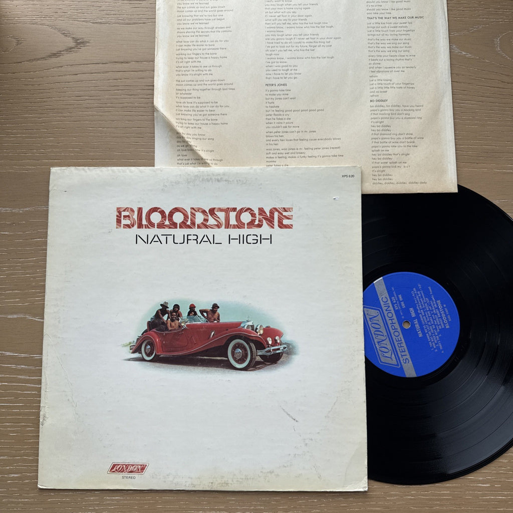 Bloodstone Natural High Vinyl LP London Soul 1972 US Press Complete W/OG Sleeve