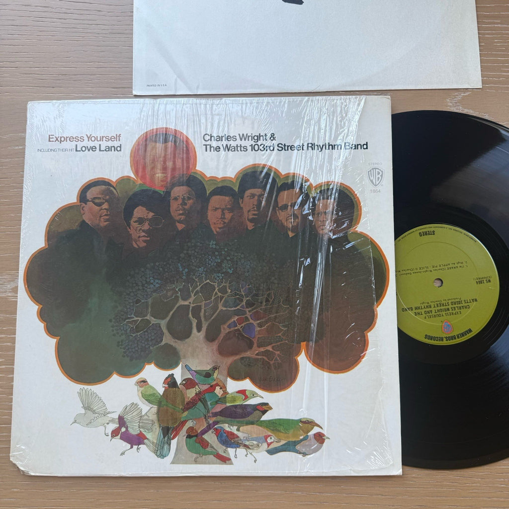 1970s Charles Wright Express Yourself LP In Shrink! VG++  W/Sleeve US Press
